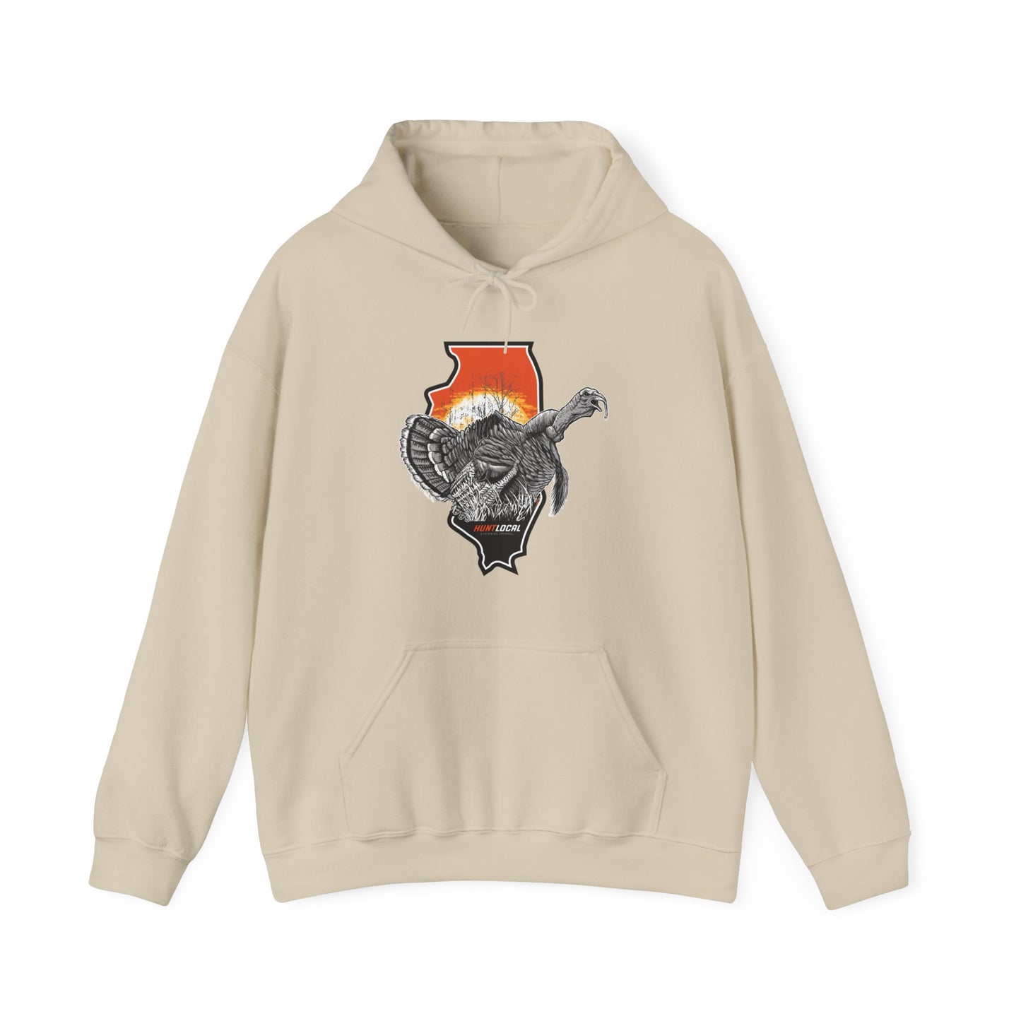 Illinois - Sunrise Turkey Hoodie