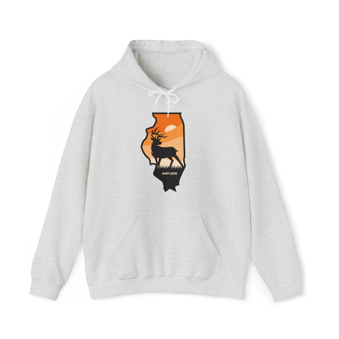 Illinois - Sunset Buck Hoodie