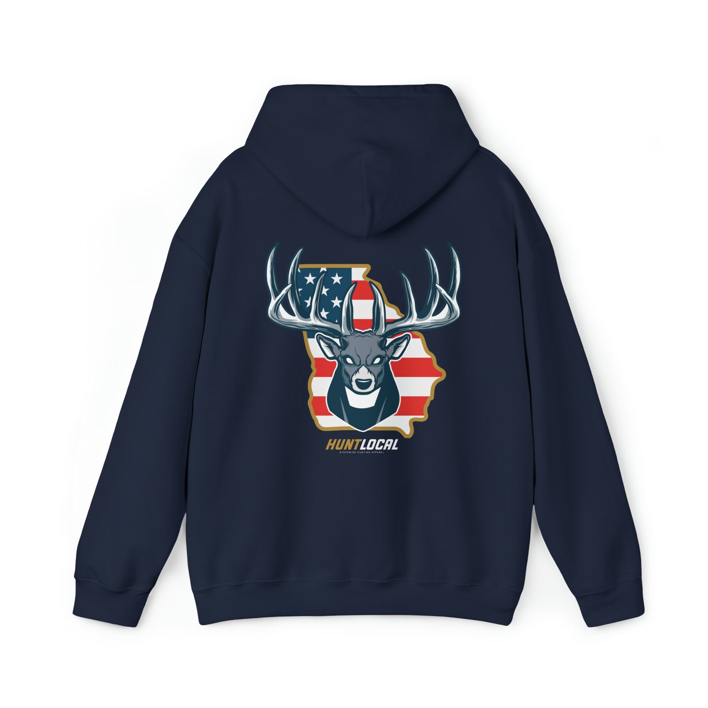 Georgia - USA Buck Hoodie (back)