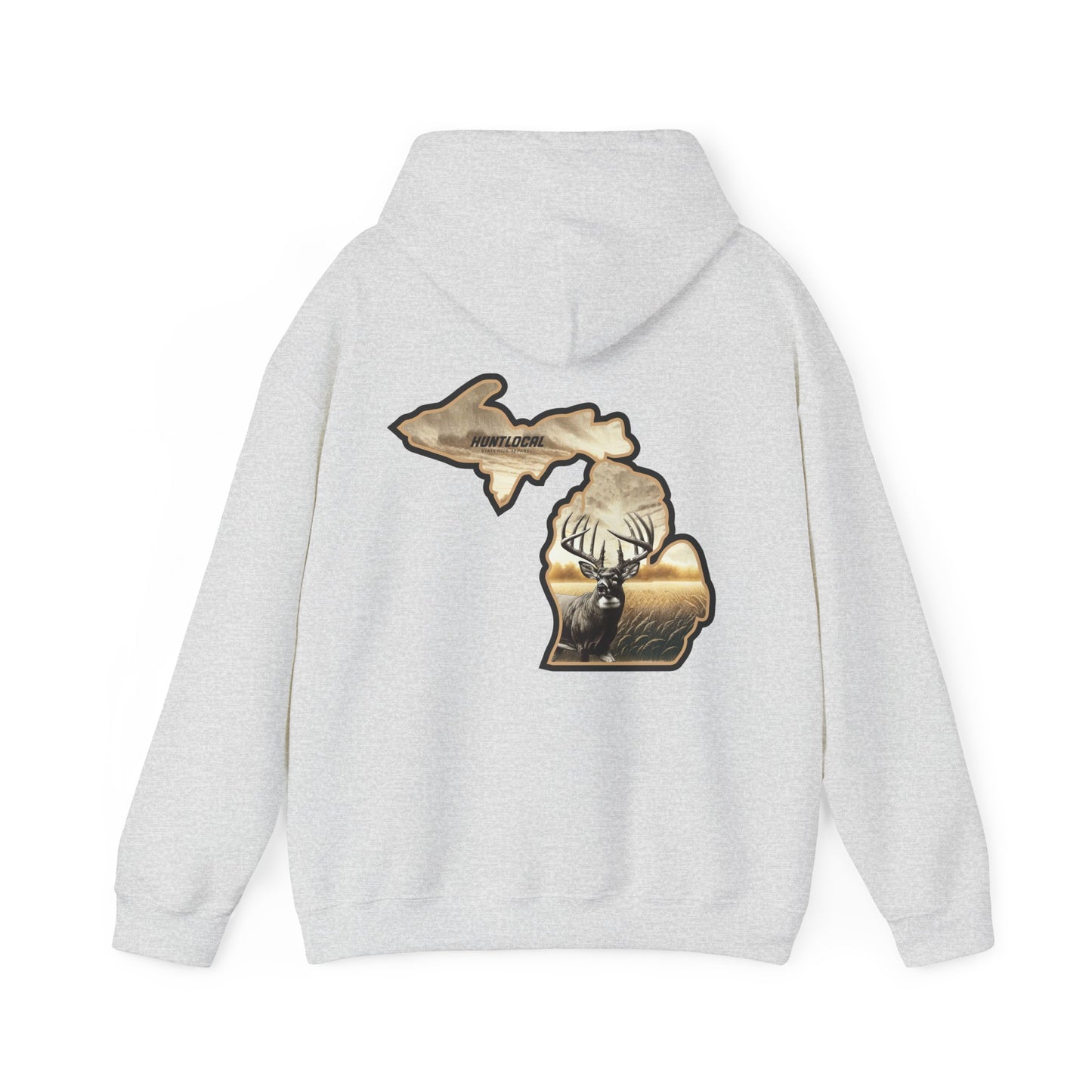 Michigan - Whitetail Buck Hoodie (back)