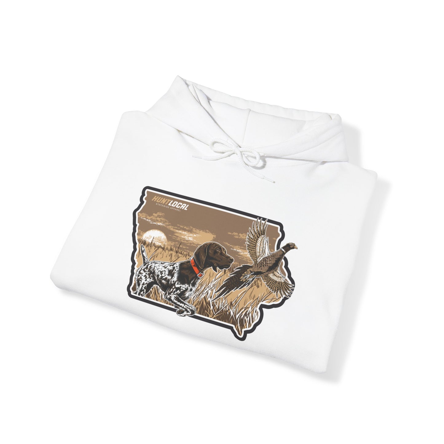 Iowa - Upland Bird Dog Hoodie