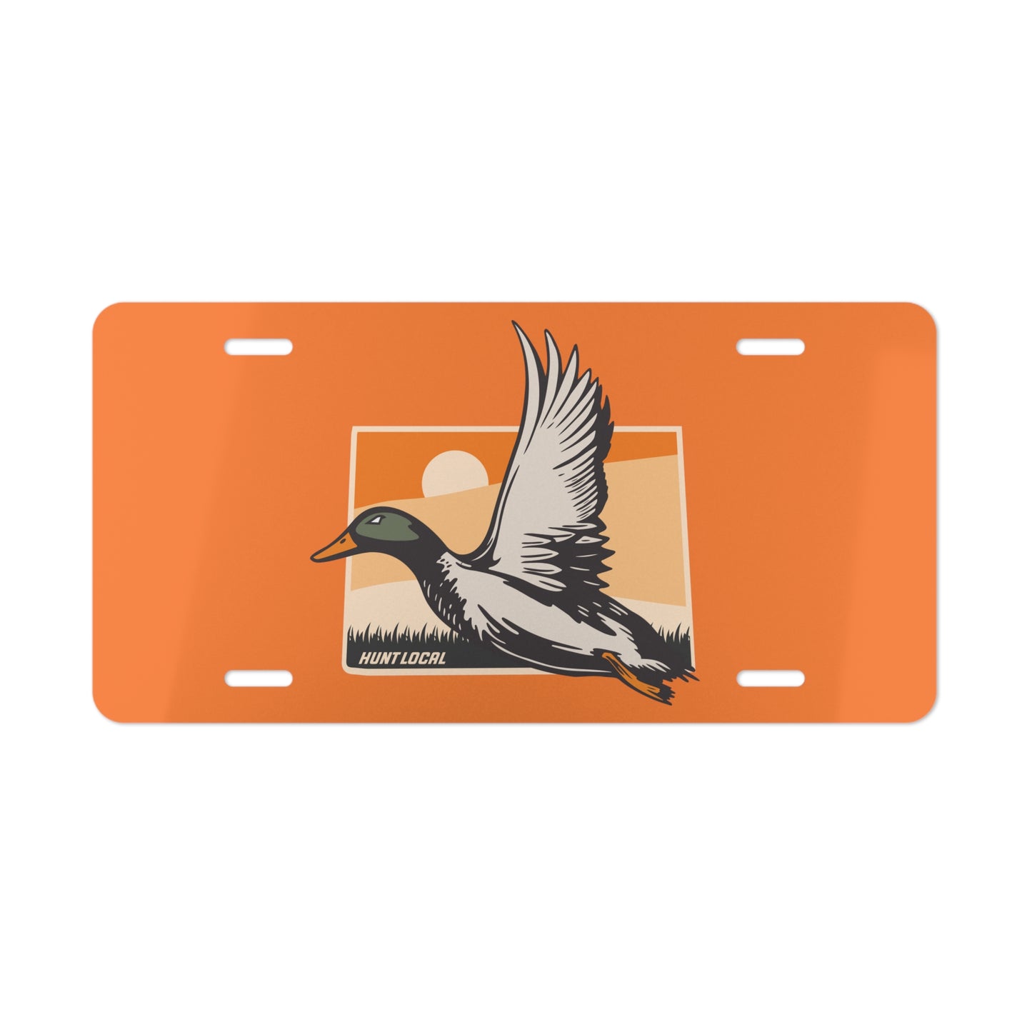 Colorado - Waterfowl License Plate (orange)