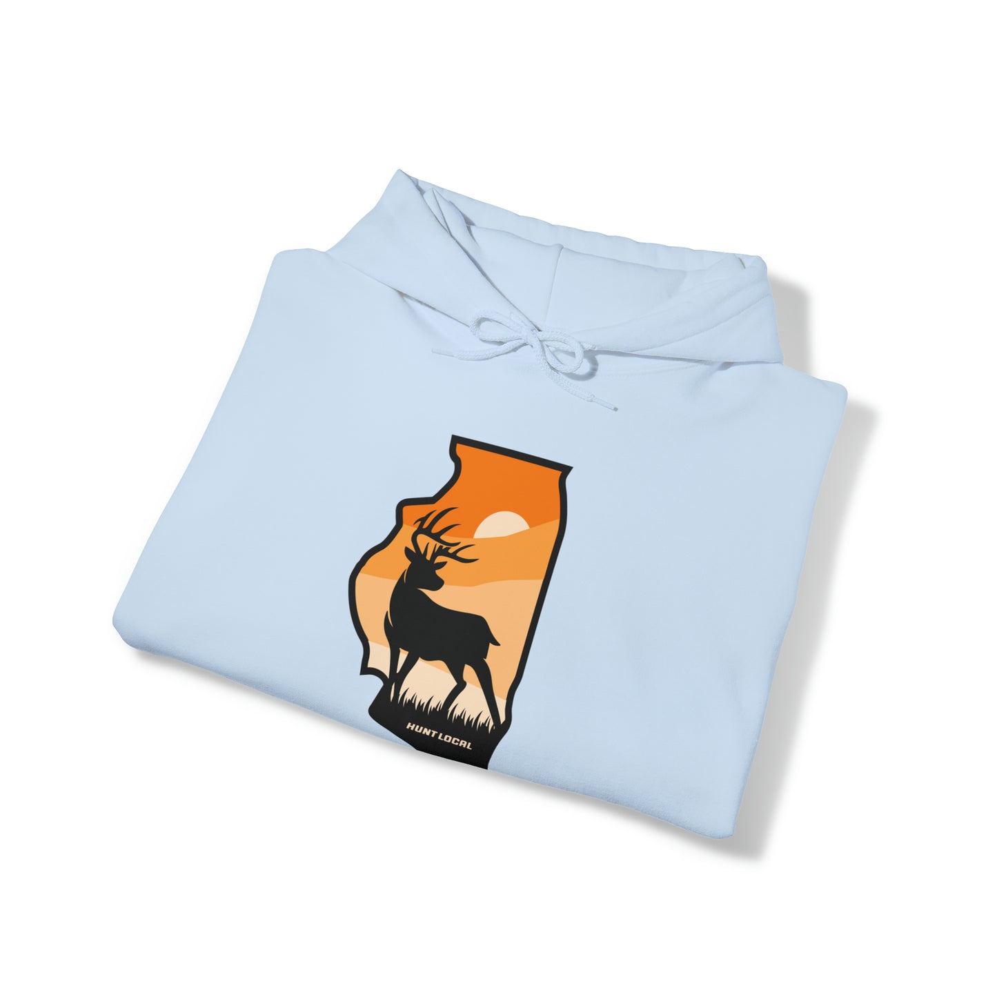 Illinois - Sunset Buck Hoodie