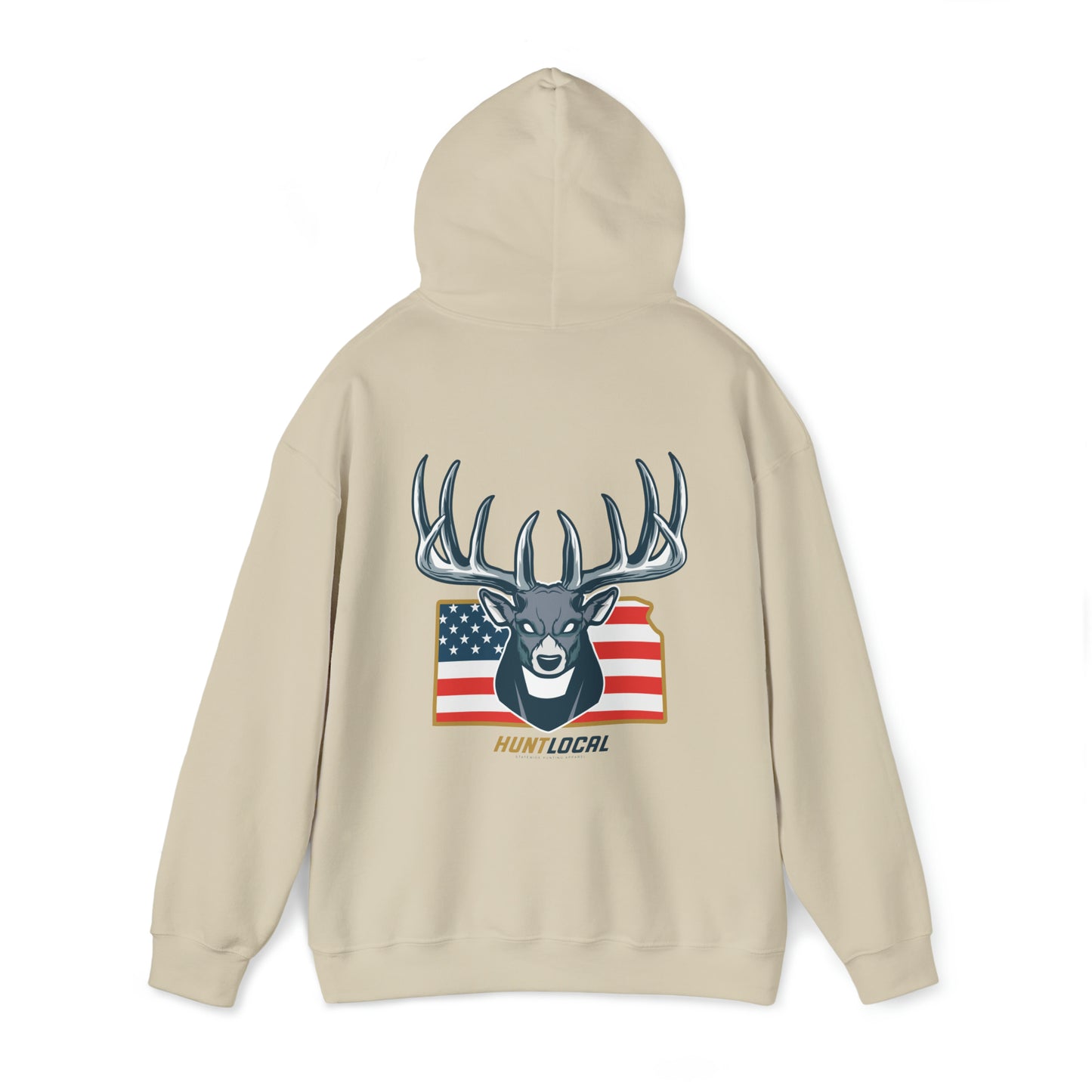 Kansas - USA Buck Hoodie (back)