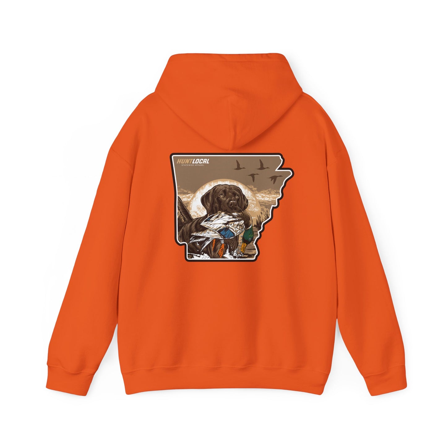 Arkansas - Waterfowl Lab Hoodie (back)