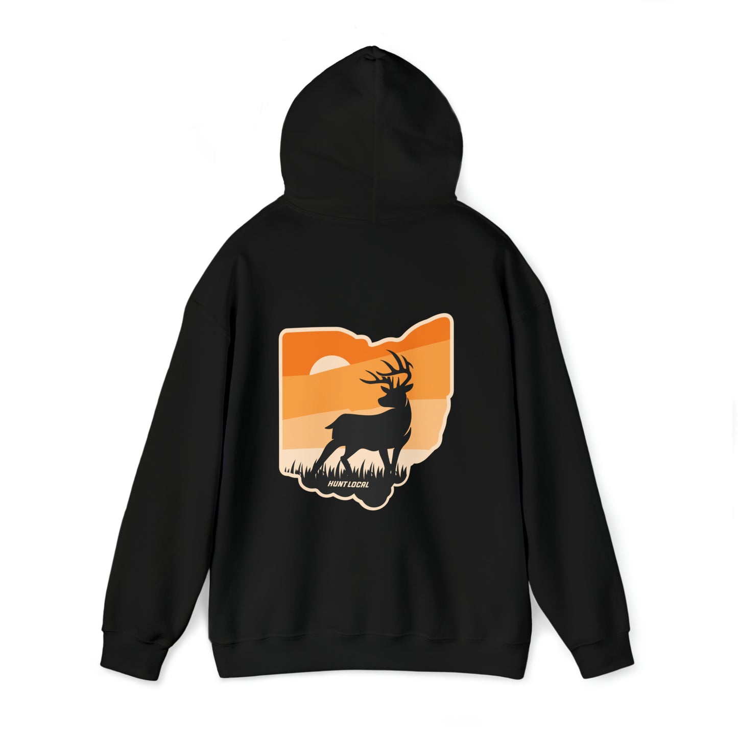 Ohio - Sunset Buck Hoodie (back)