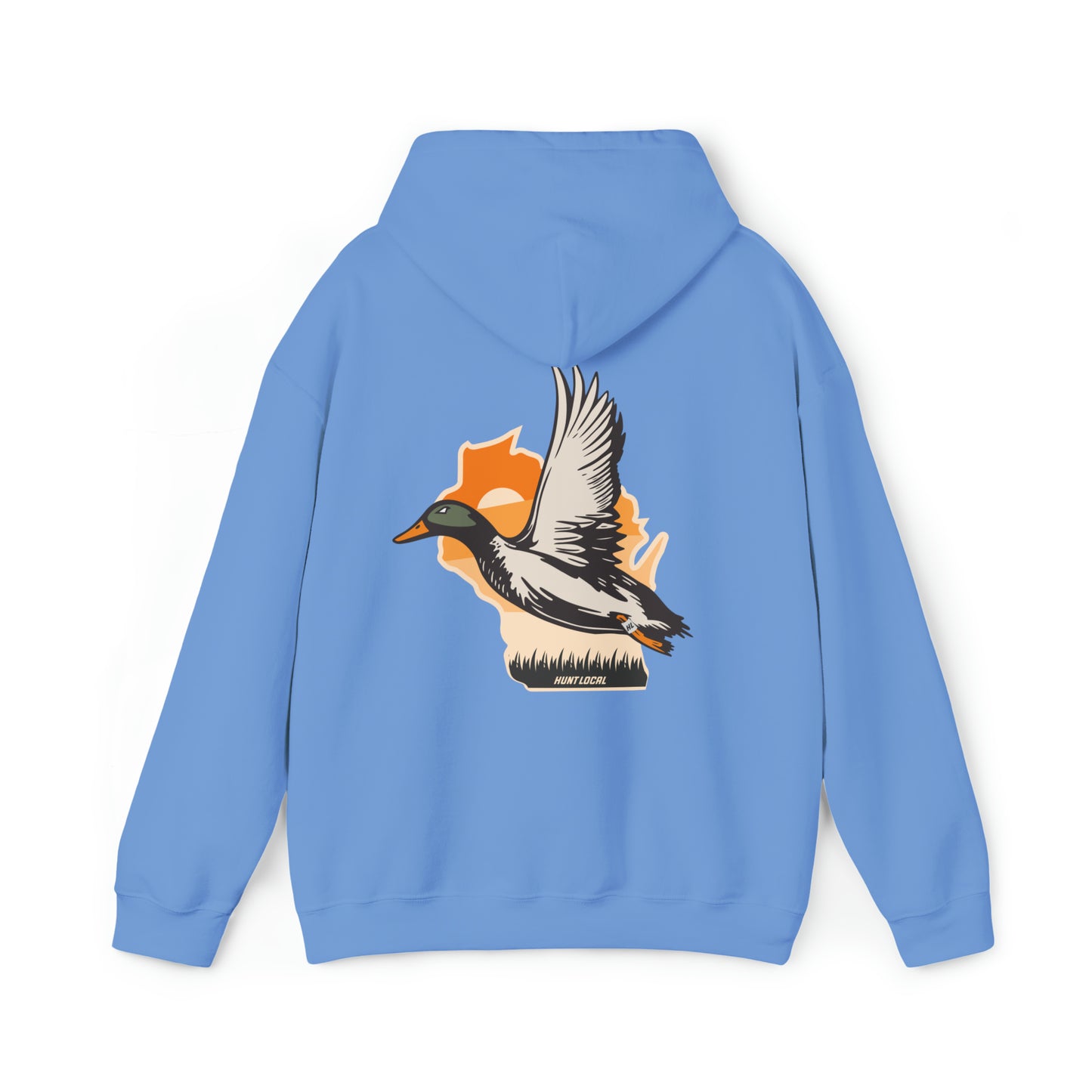 Wisconsin - Sunset Waterfowl Hoodie (back)