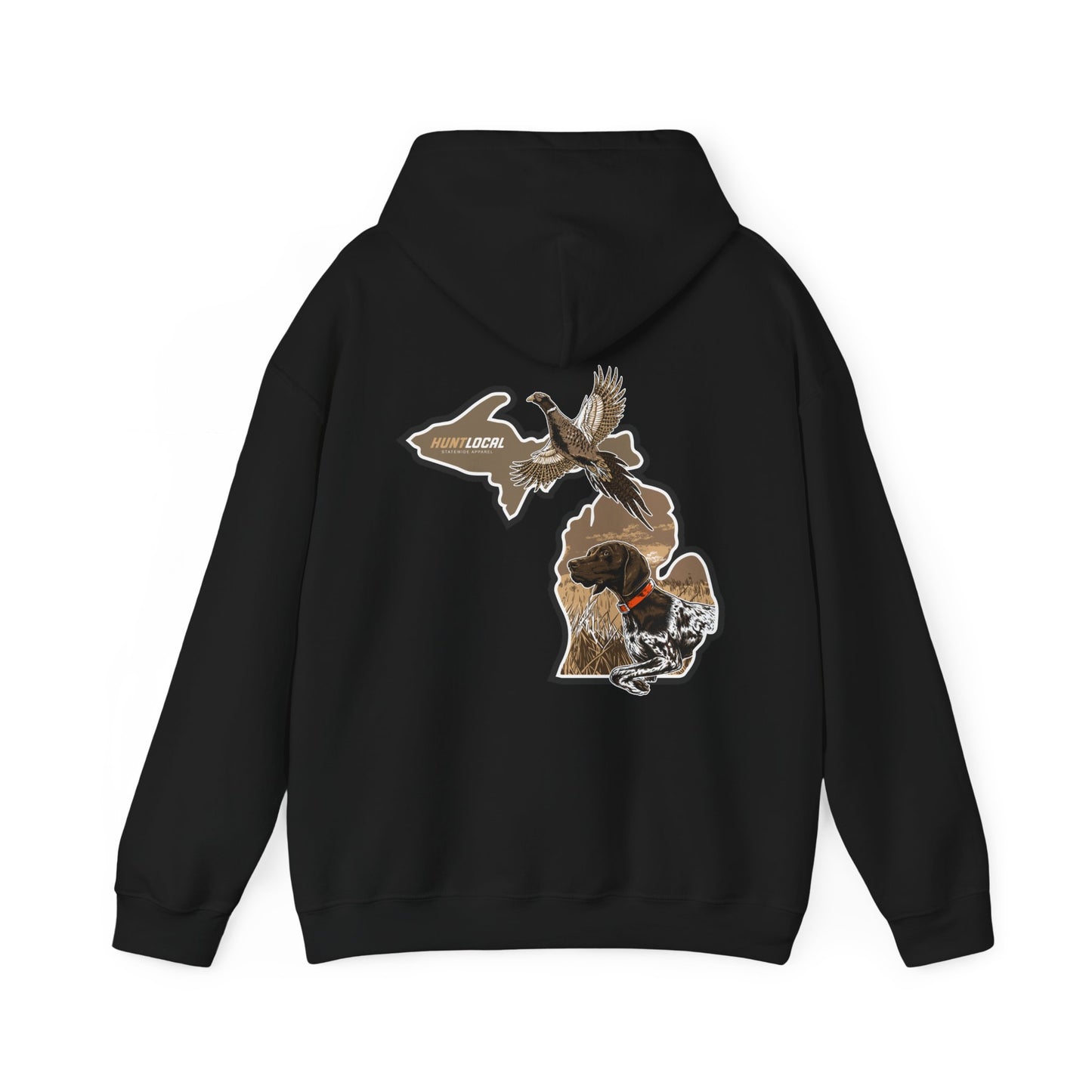 Michigan - Upland Bird Dog Hoodie (back)