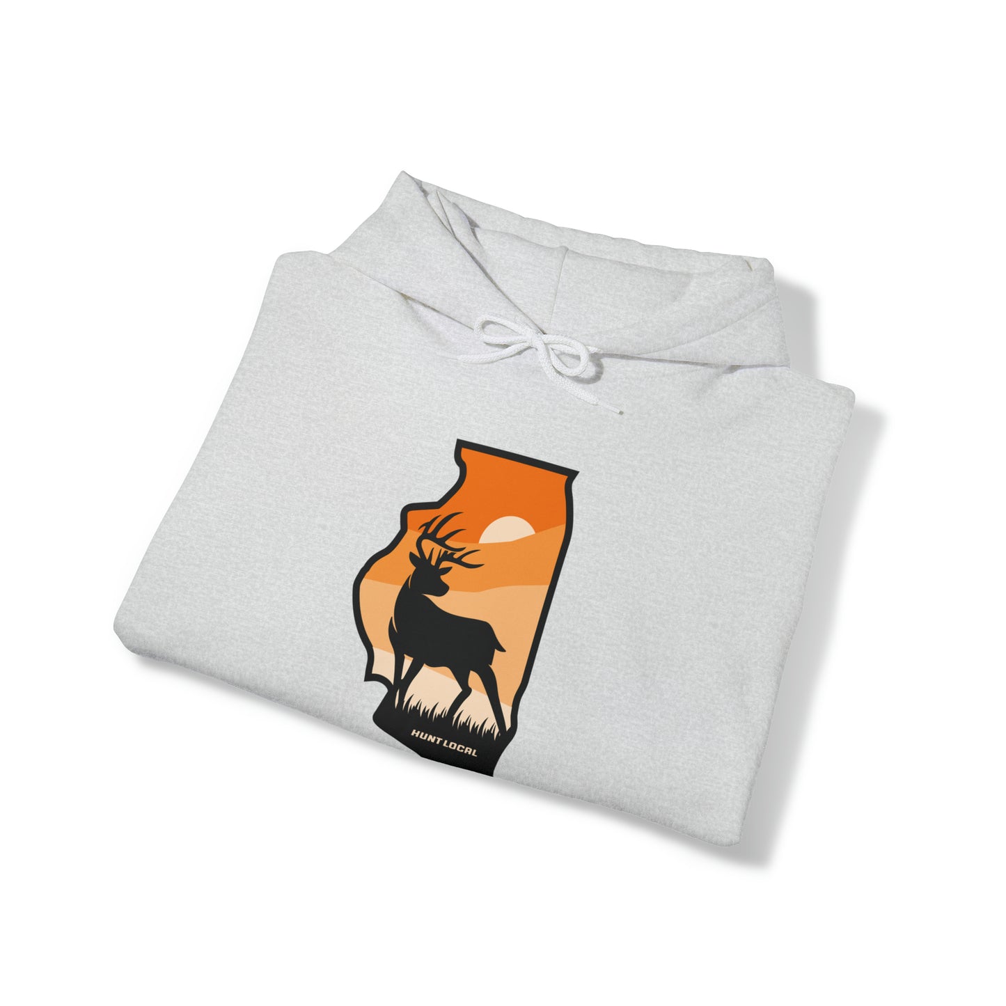 Illinois - Sunset Buck Hoodie