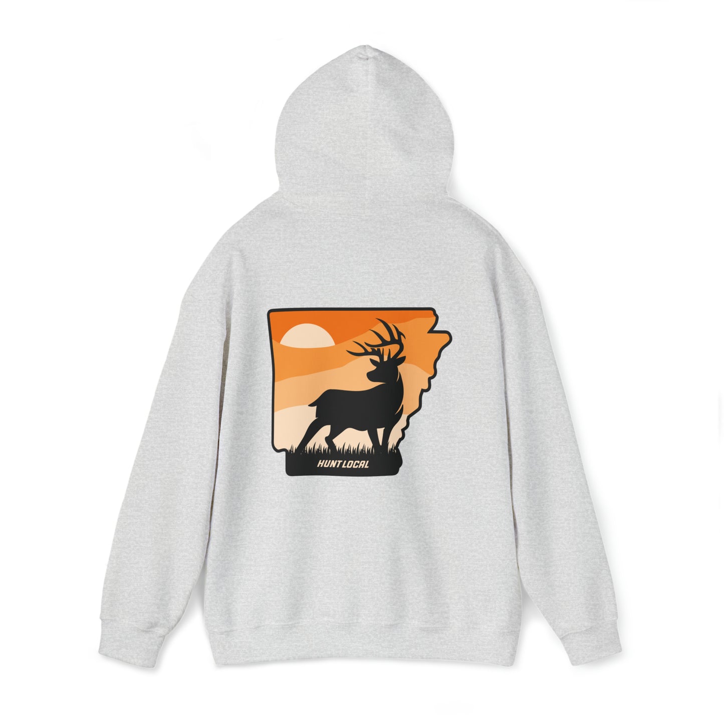 Arkansas - Sunset Buck Hoodie (back)