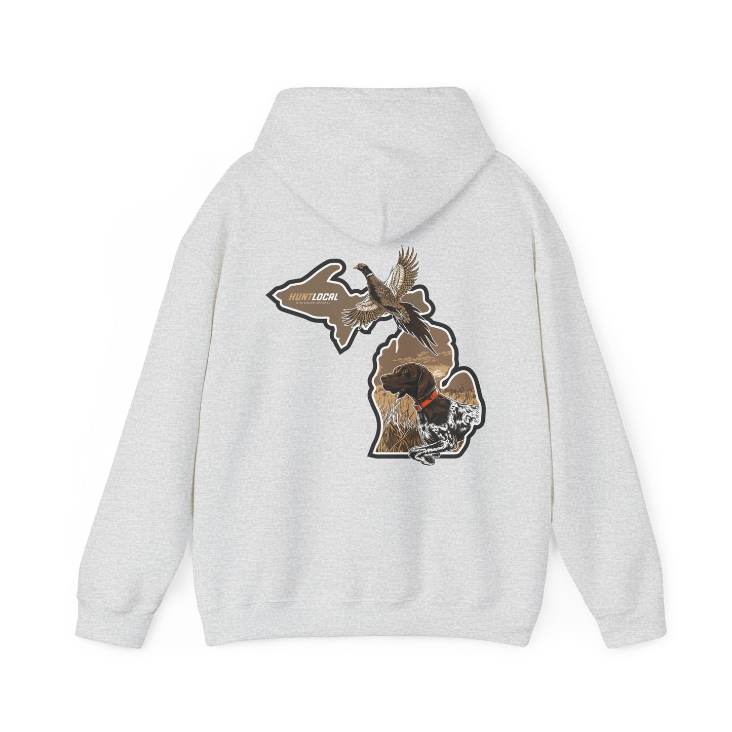 Michigan - Upland Bird Dog Hoodie (back)