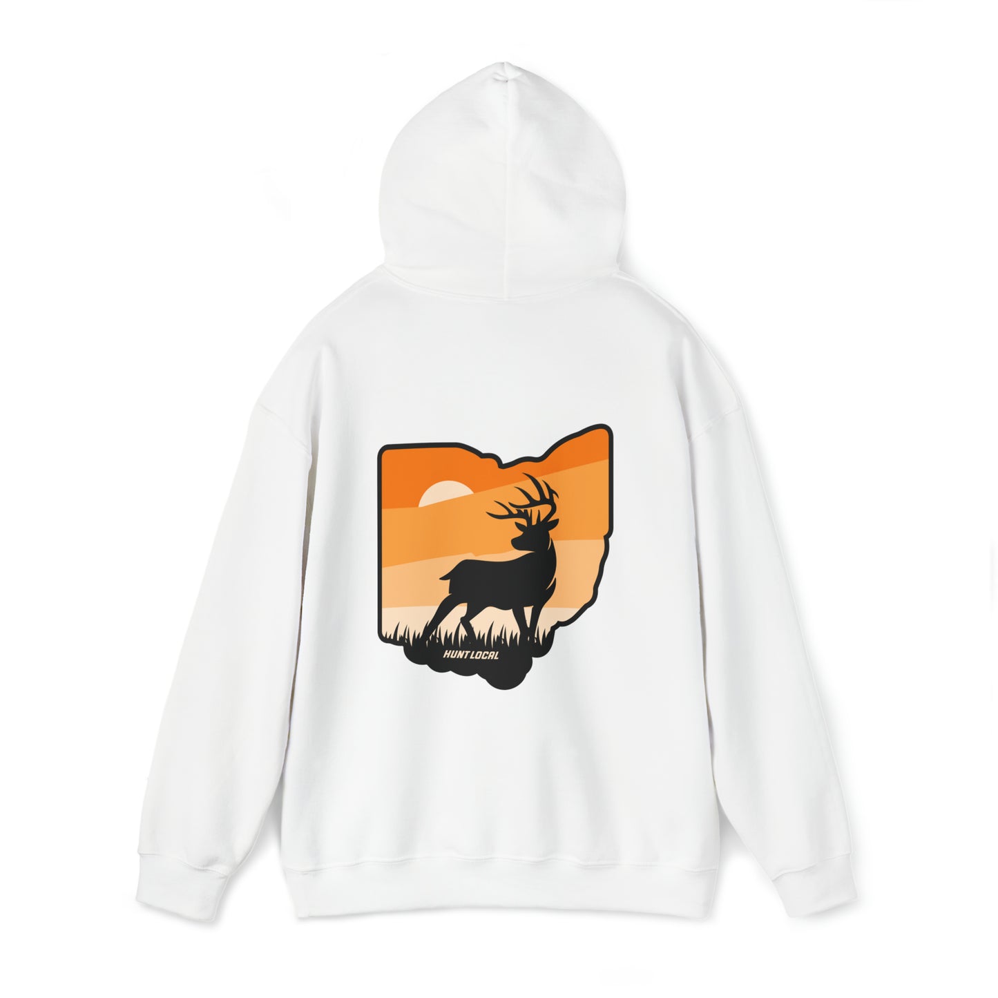 Ohio - Sunset Buck Hoodie (back)
