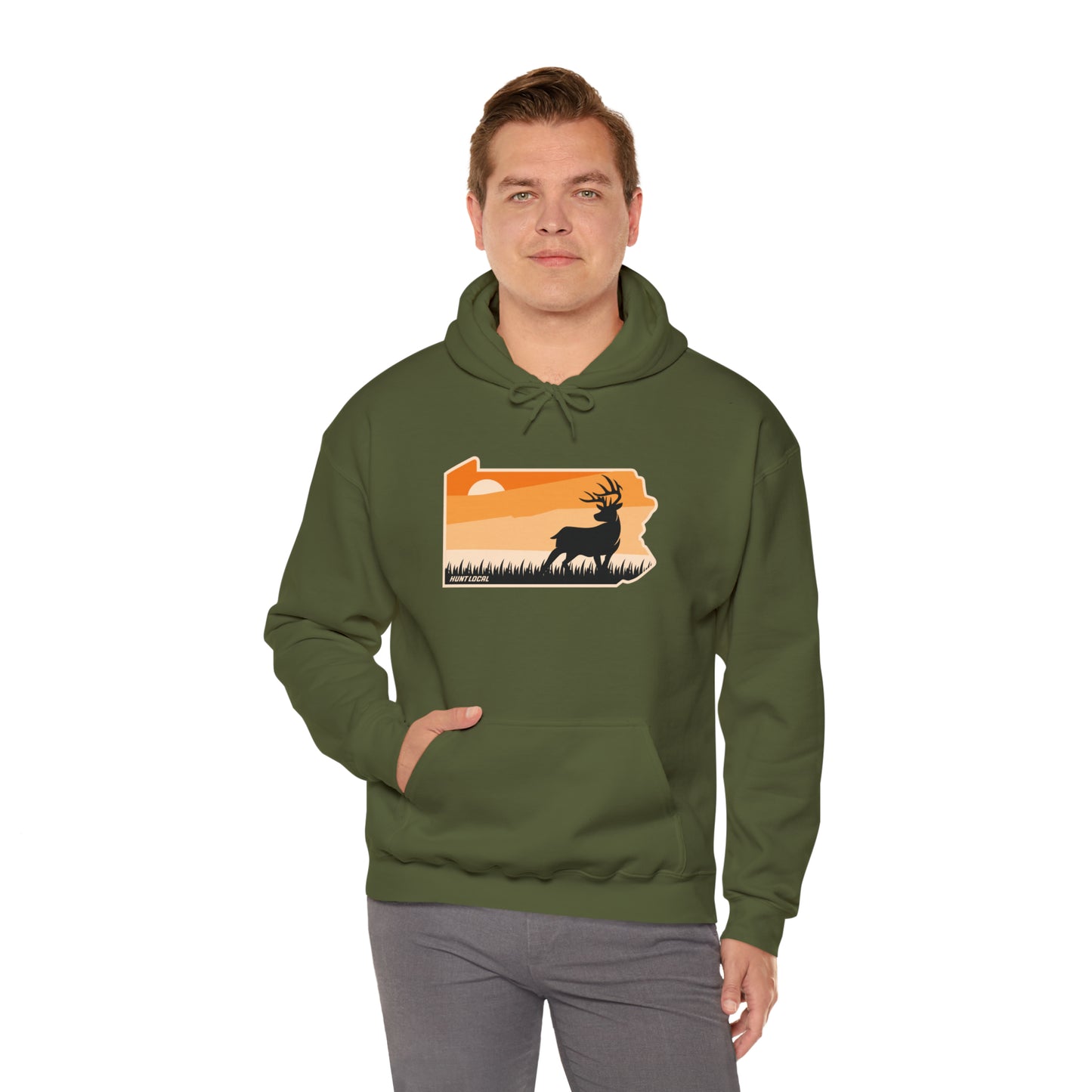 Pennsylvania - Sunset Buck Hoodie