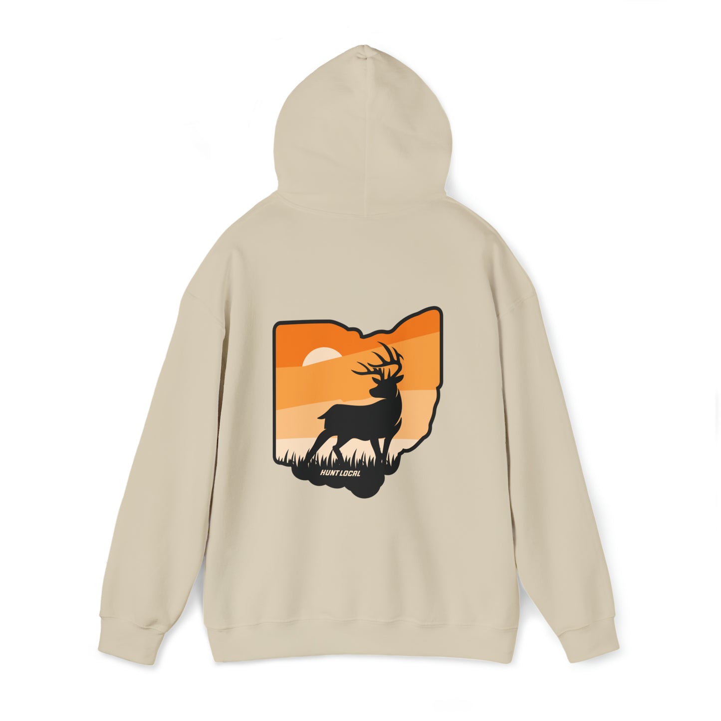 Ohio - Sunset Buck Hoodie (back)