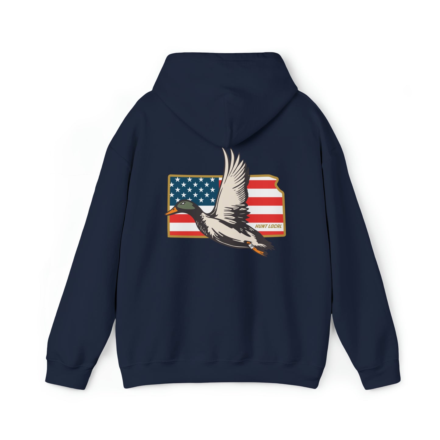 Kansas - USA Waterfowl Hoodie (back)