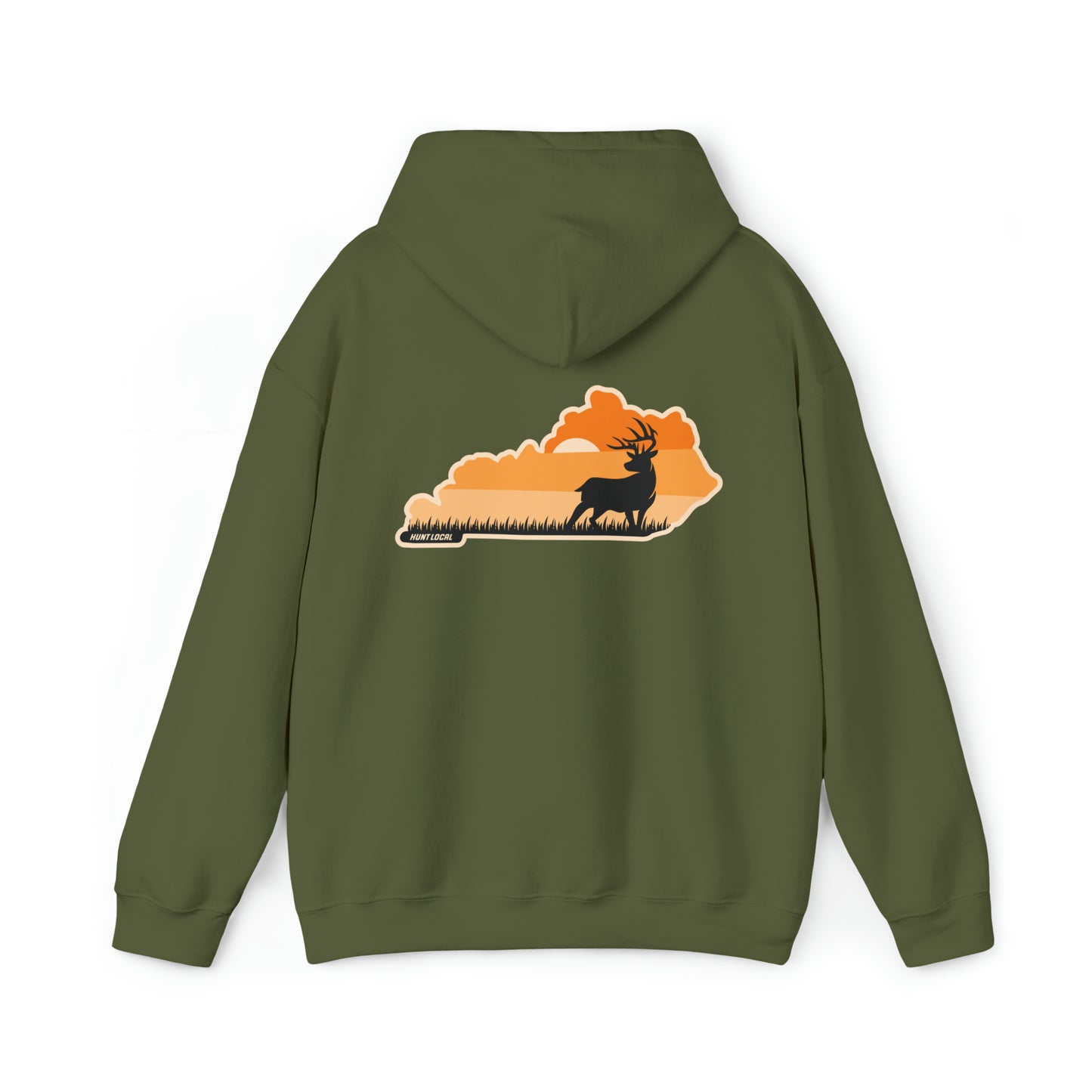Kentucky - Sunset Buck Hoodie (back)