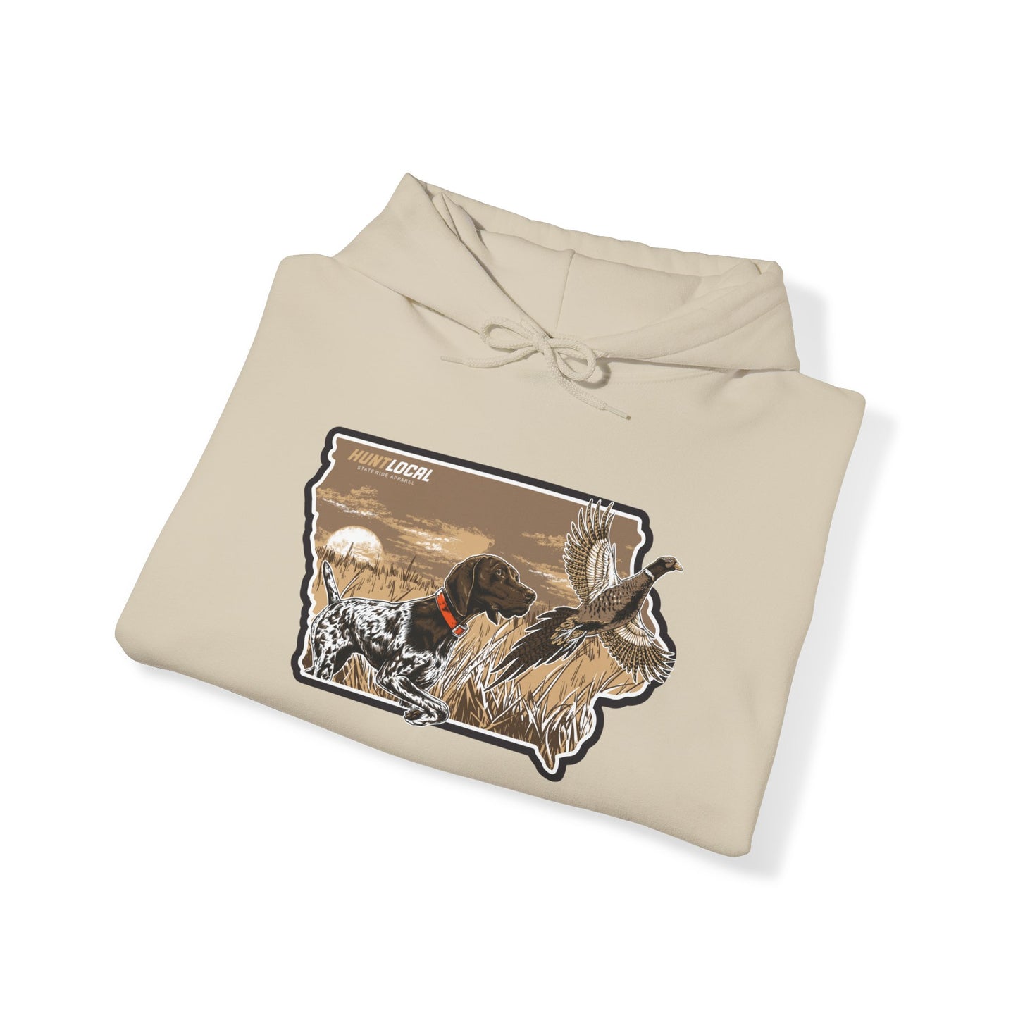 Iowa - Upland Bird Dog Hoodie