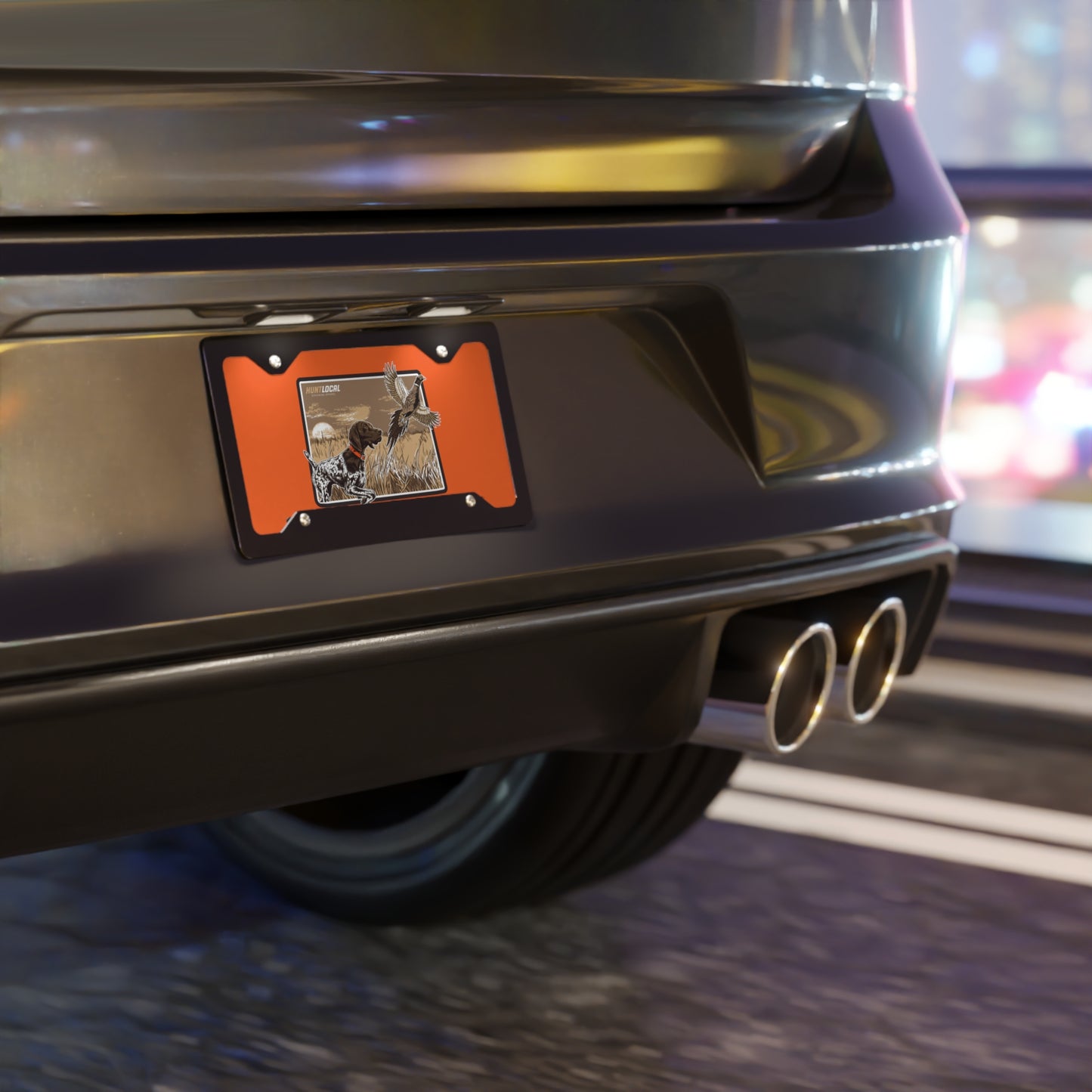 Colorado - Upland License Plate (orange)