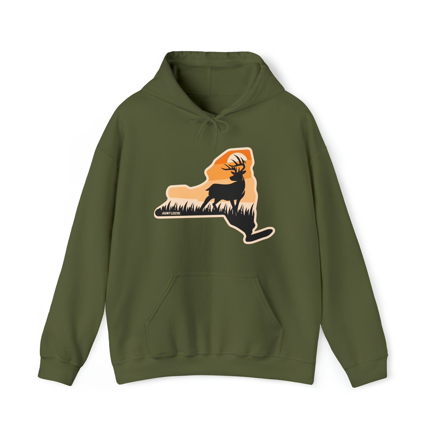 New York - Sunset Buck Hoodie