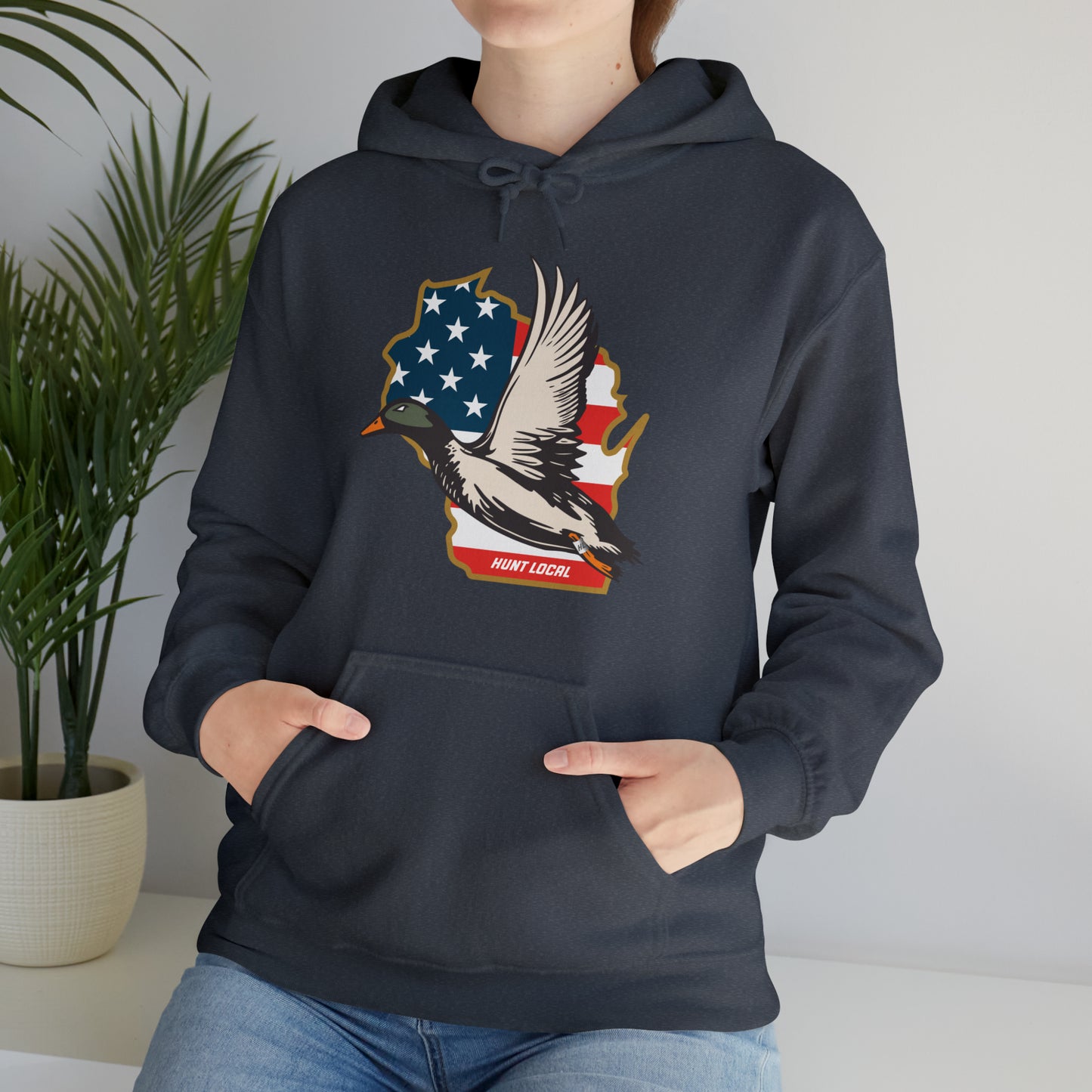 Wisconsin - USA Waterfowl Hoodie
