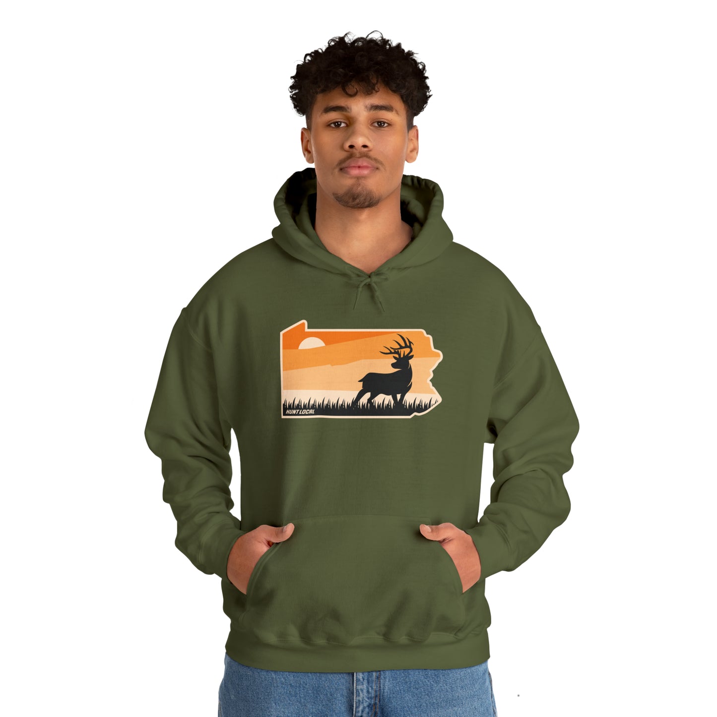 Pennsylvania - Sunset Buck Hoodie