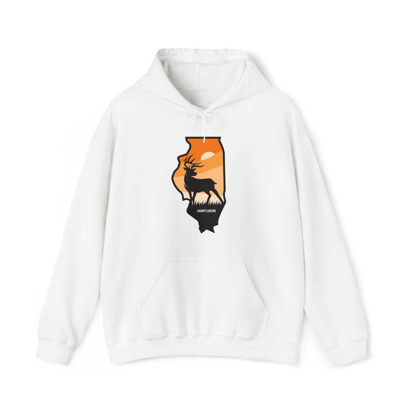 Illinois - Sunset Buck Hoodie