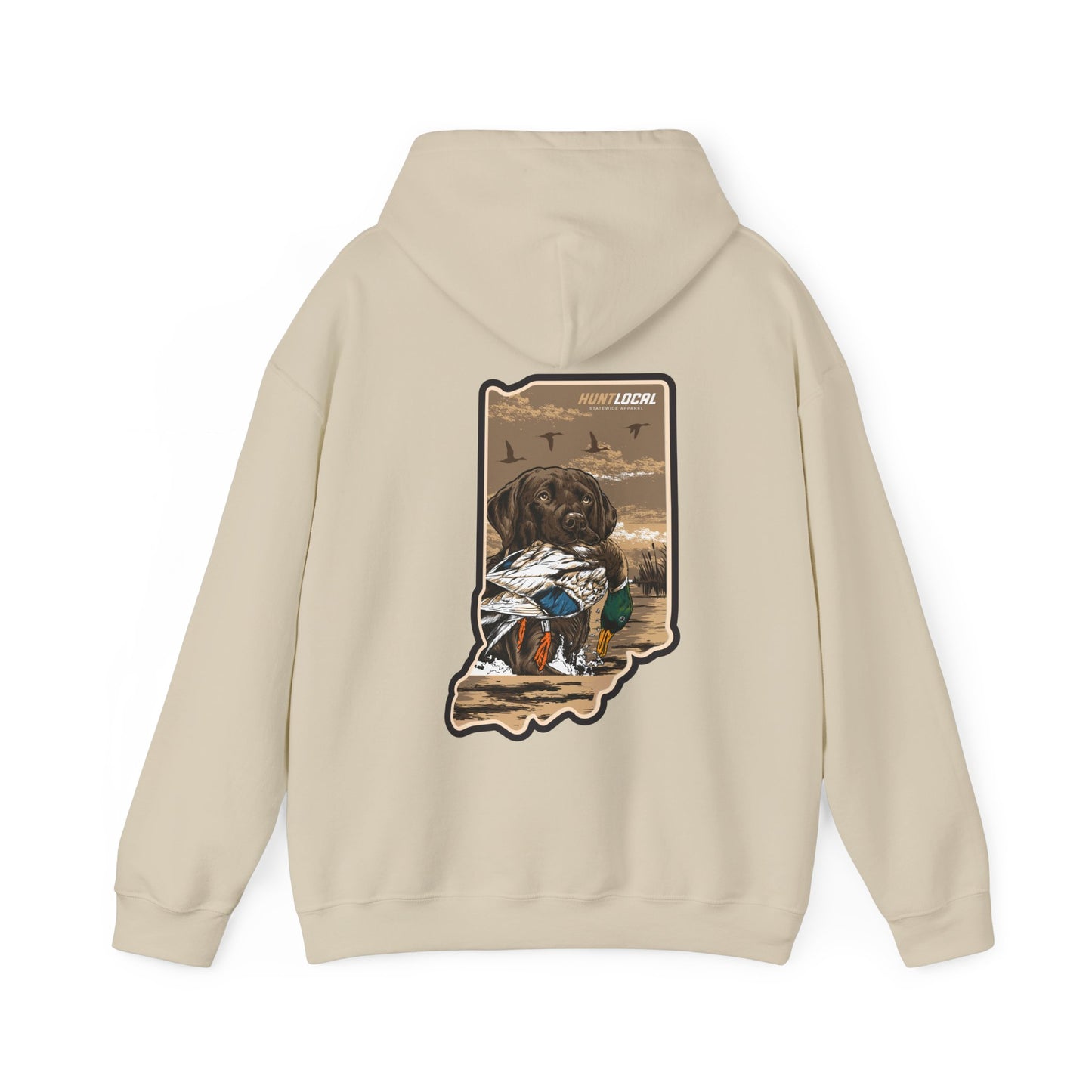 Indiana - Waterfowl Lab Hoodie (back)