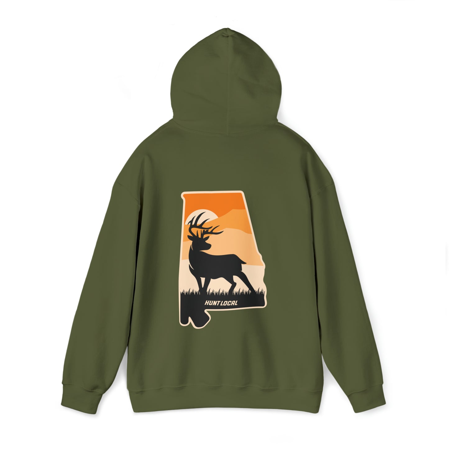 Alabama - Sunset Buck Hoodie (back)