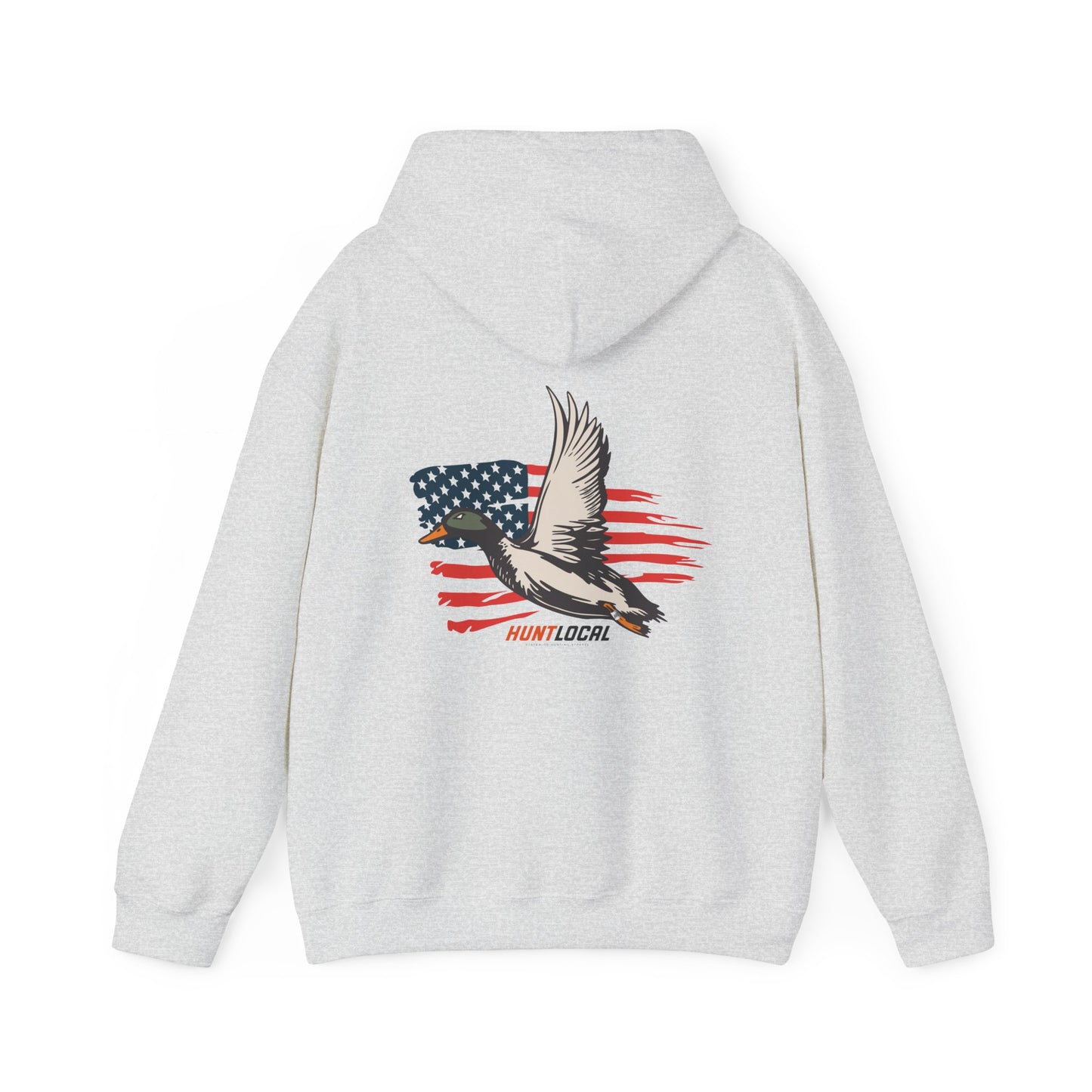 USA - Patriot Waterfowl Distressed Hoodie (back)
