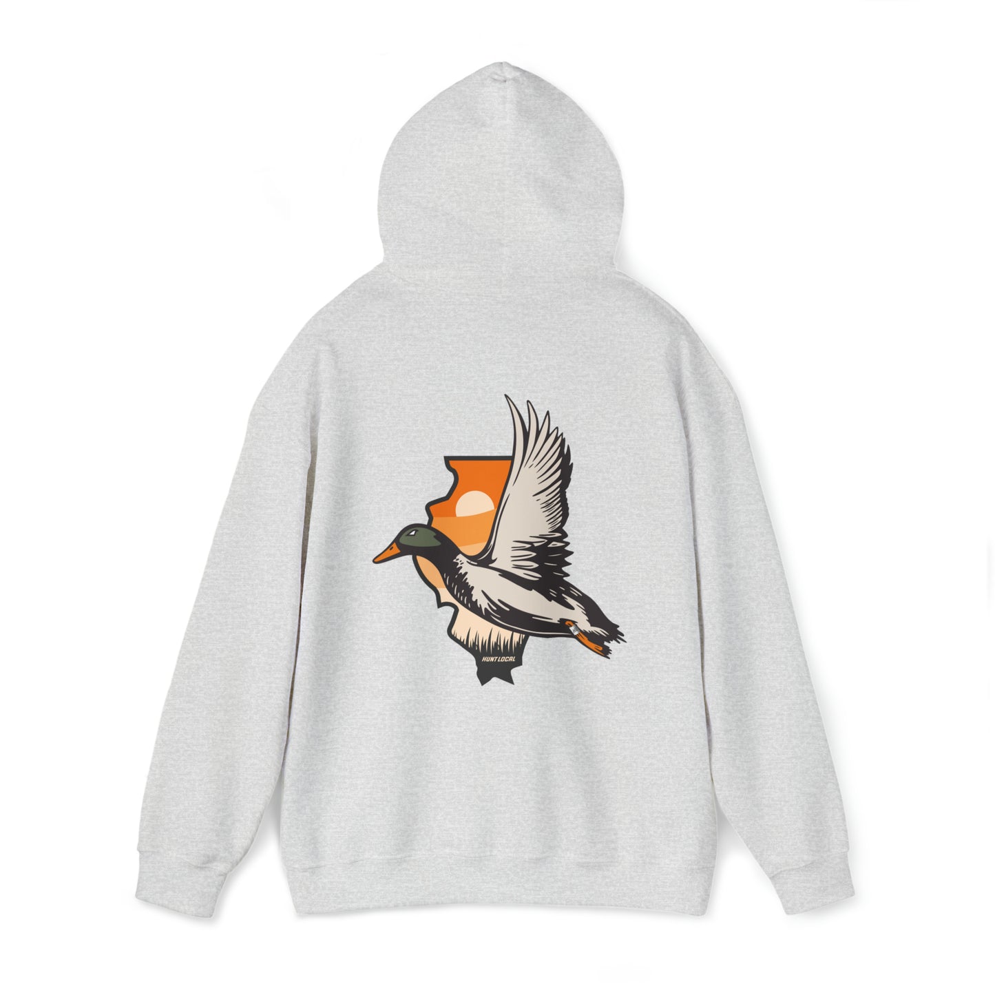 Illinois - Sunset Waterfowl Hoodie (back)