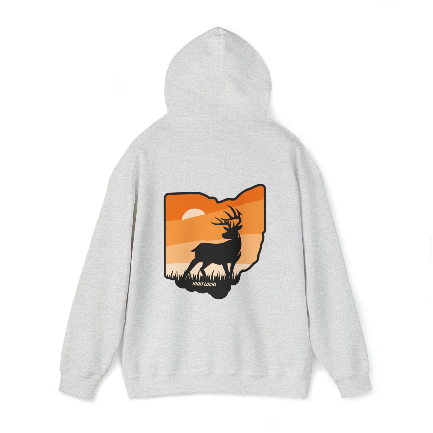 Ohio - Sunset Buck Hoodie (back)