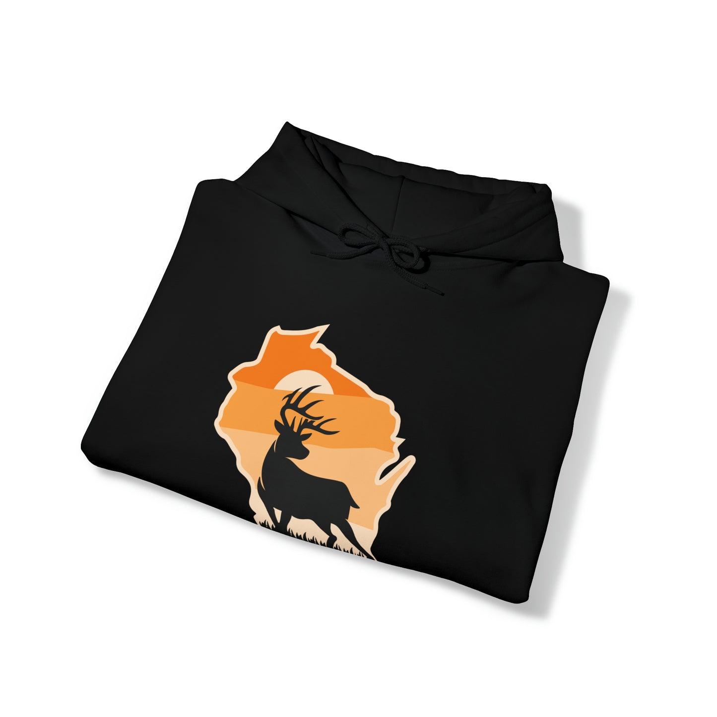 Wisconsin - Sunset Buck Hoodie
