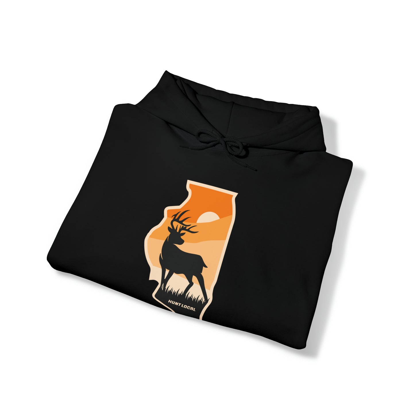 Illinois - Sunset Buck Hoodie