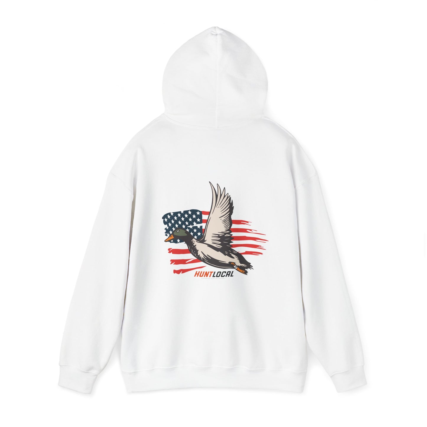 USA - Patriot Waterfowl Distressed Hoodie (back)