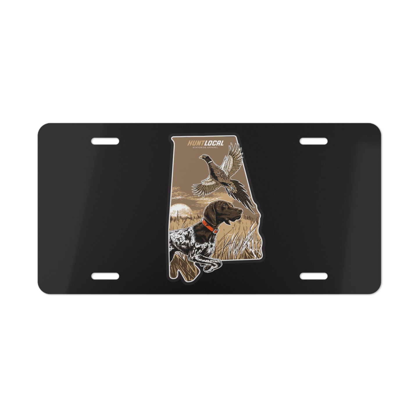 Alabama - Upland License Plate (black)