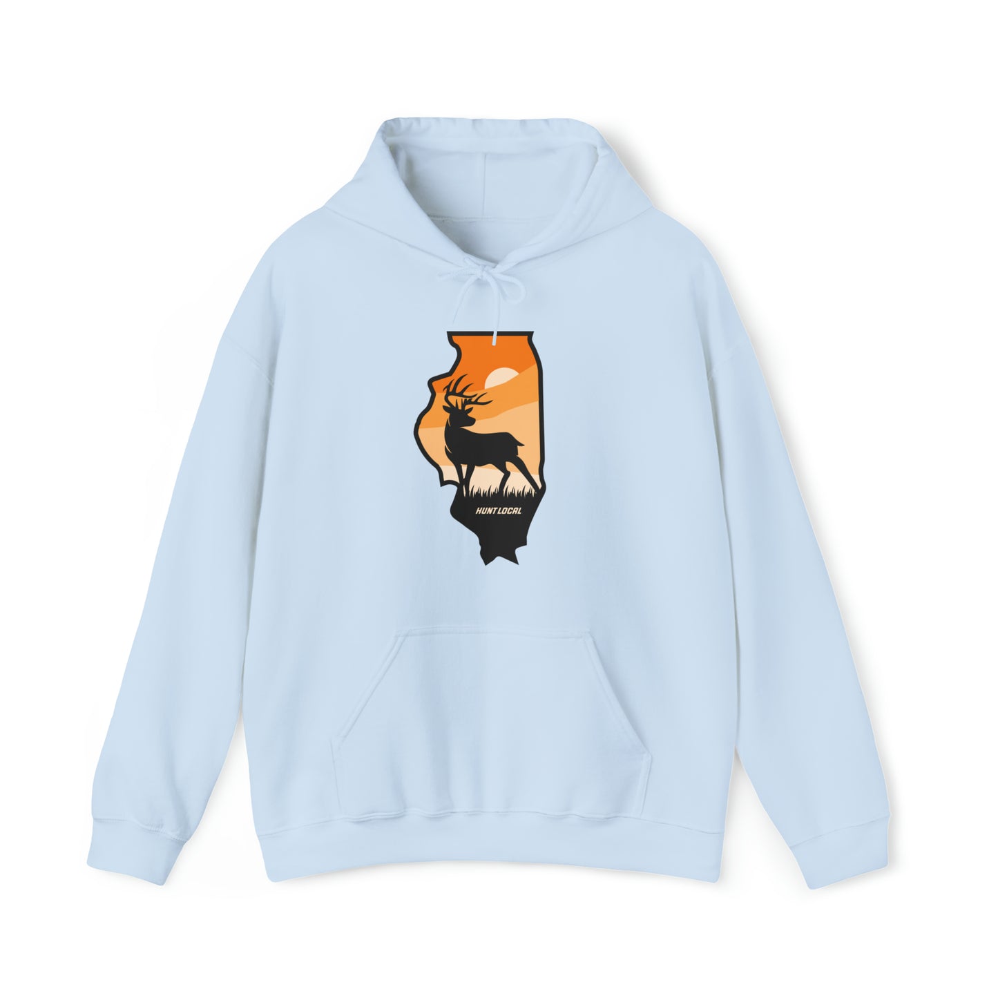 Illinois - Sunset Buck Hoodie