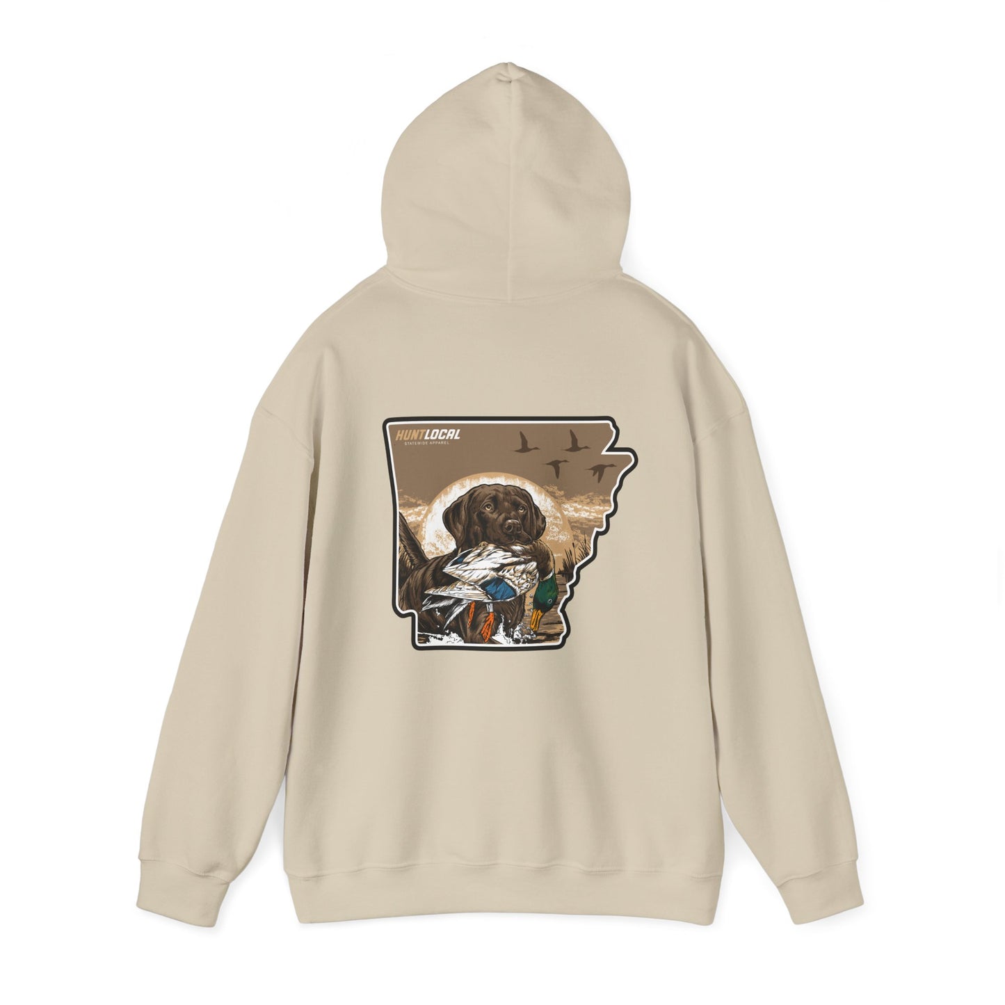 Arkansas - Waterfowl Lab Hoodie (back)