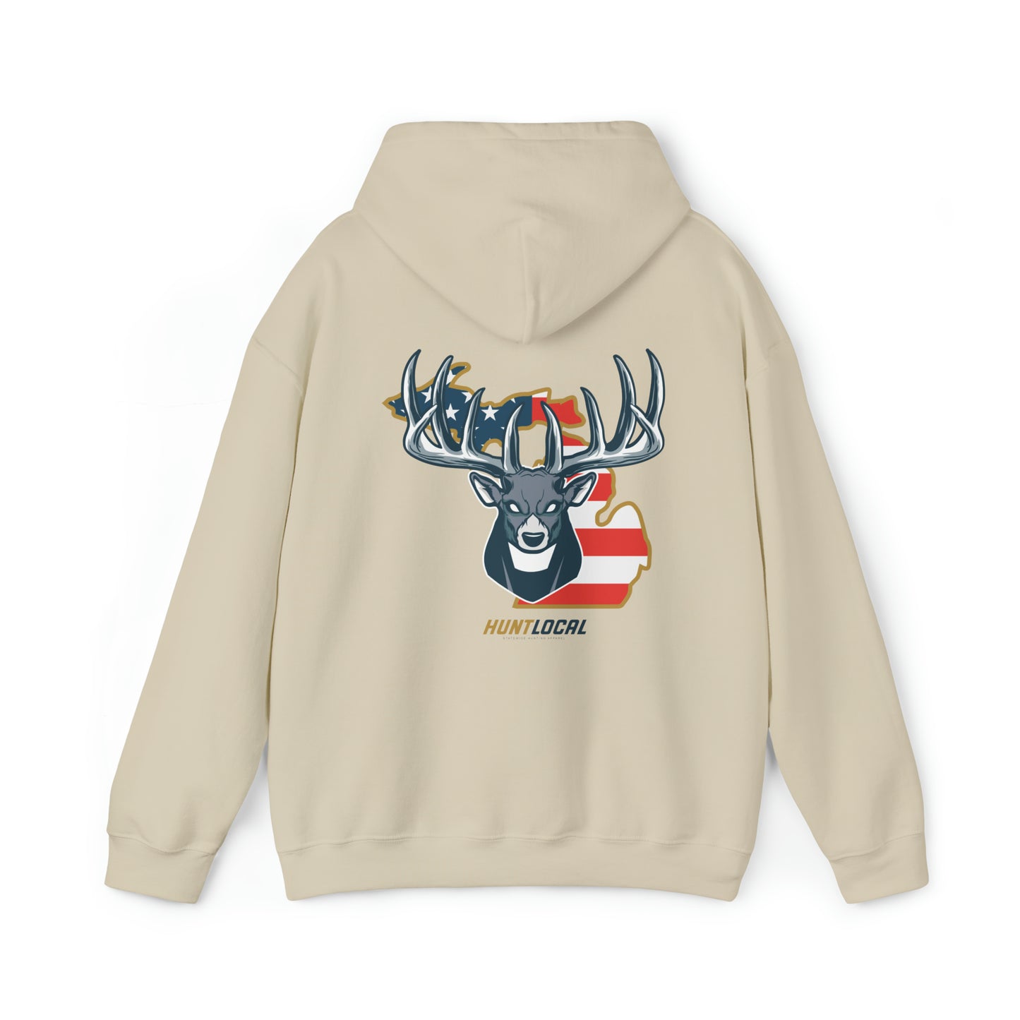 Michigan - USA Buck Hoodie (back)