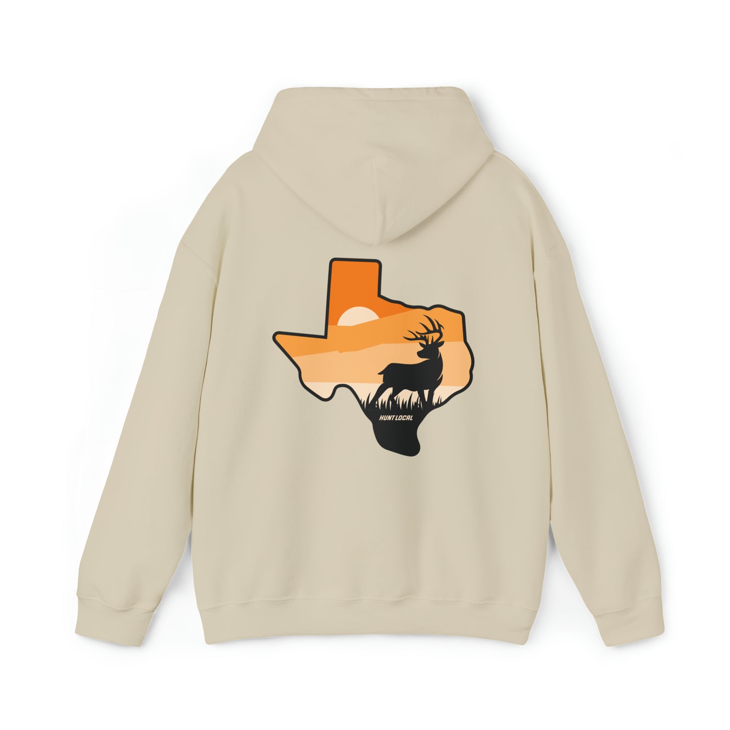 Texas - Sunset Buck Hoodie (back)
