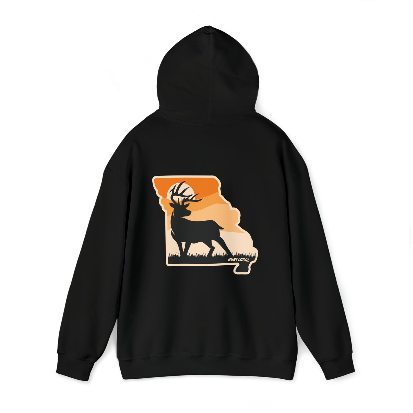 Missouri - Sunset Buck Hoodie (back)