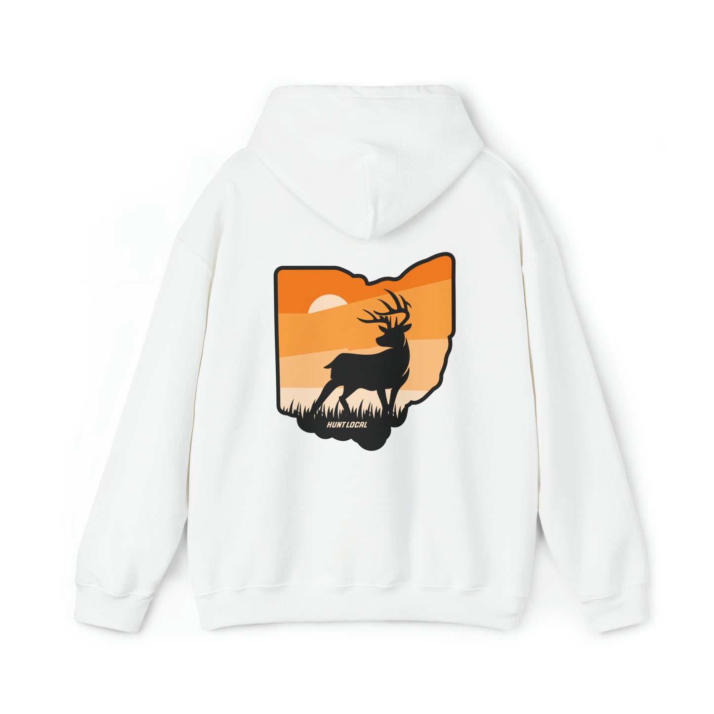 Ohio - Sunset Buck Hoodie (back)