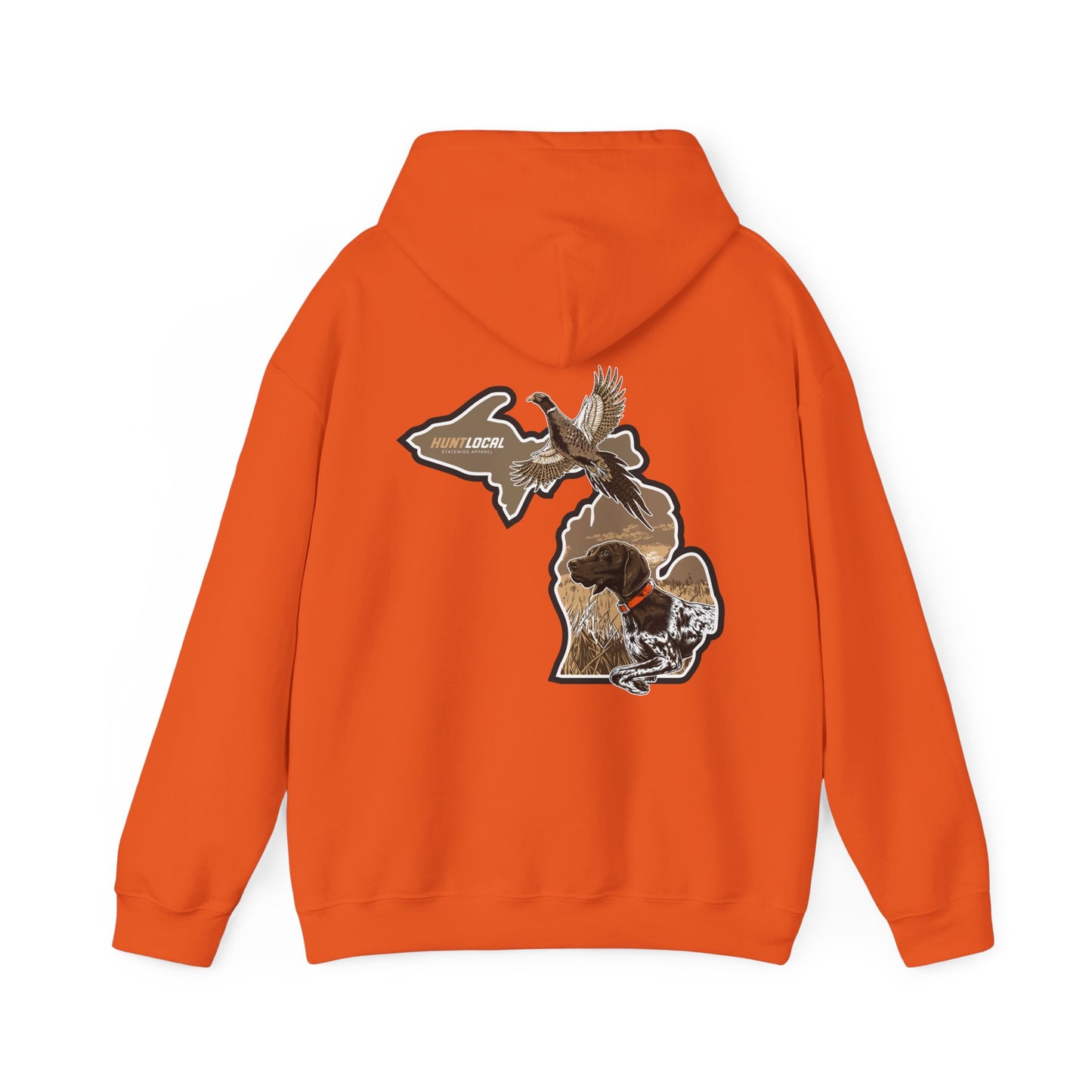 Michigan - Upland Bird Dog Hoodie (back)