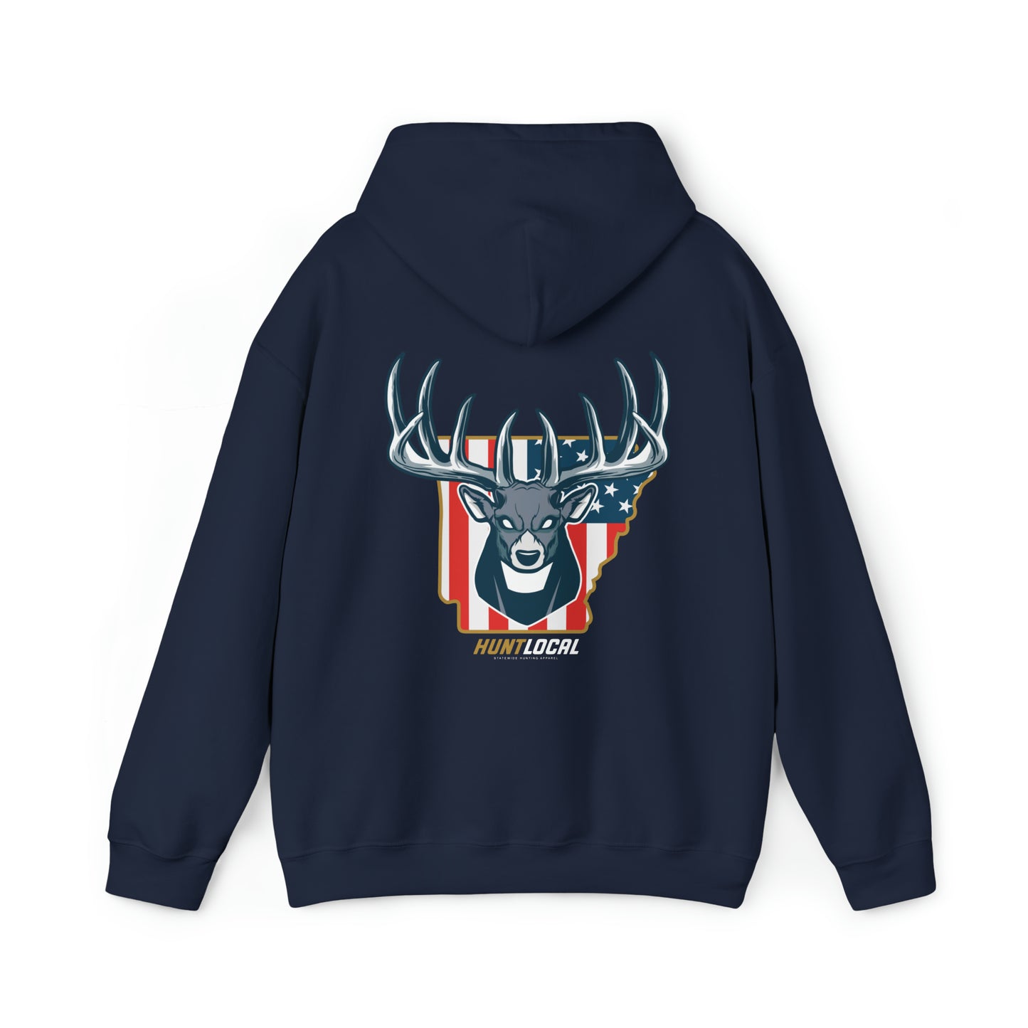 Arkansas - USA Buck Hoodie (back)
