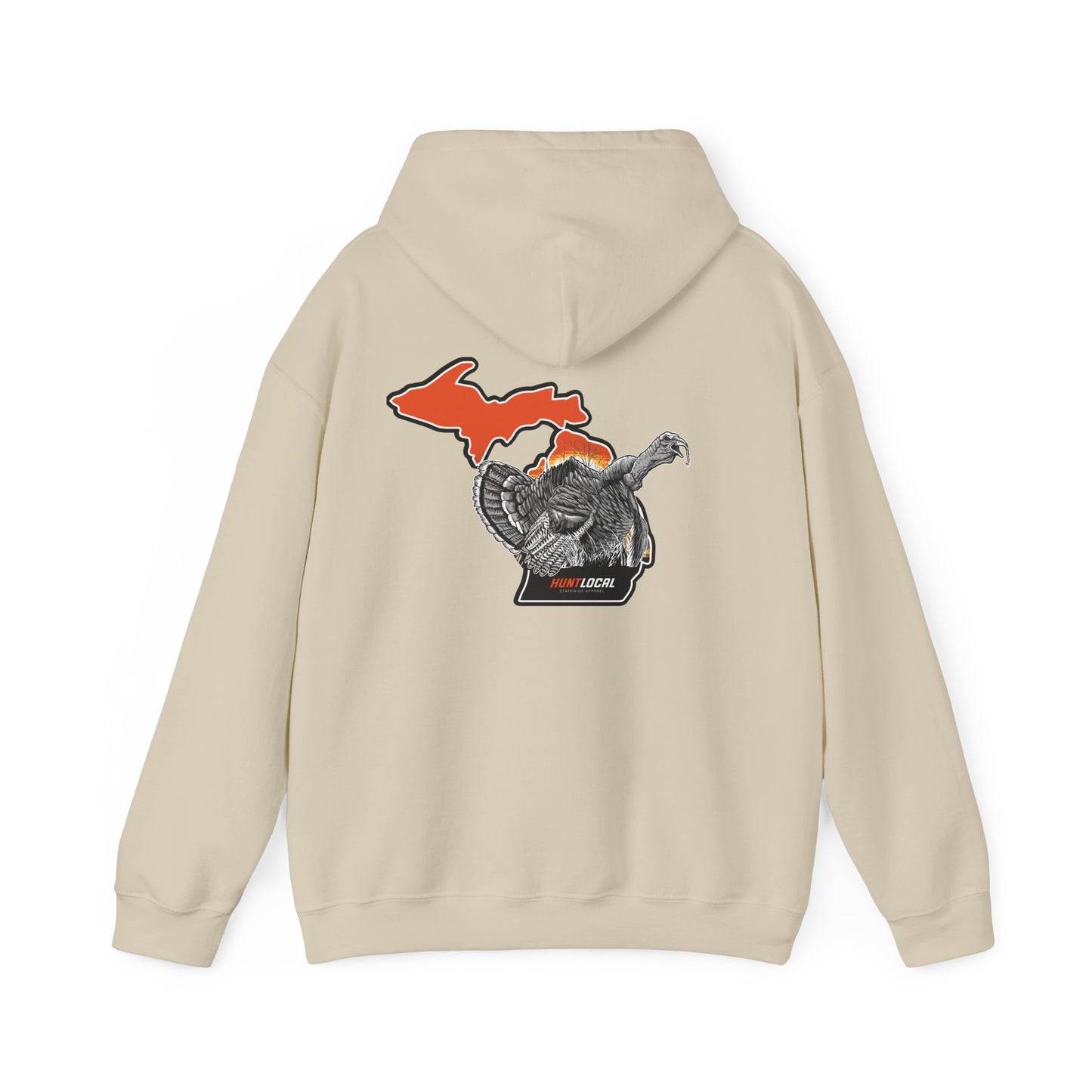 Michigan - Sunrise Turkey Hoodie (back)
