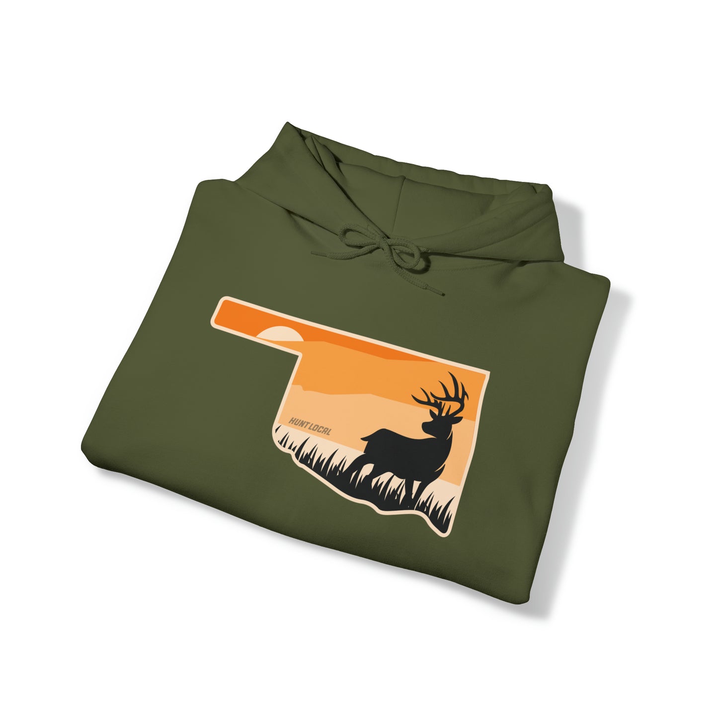Oklahoma - Sunset Buck Hoodie