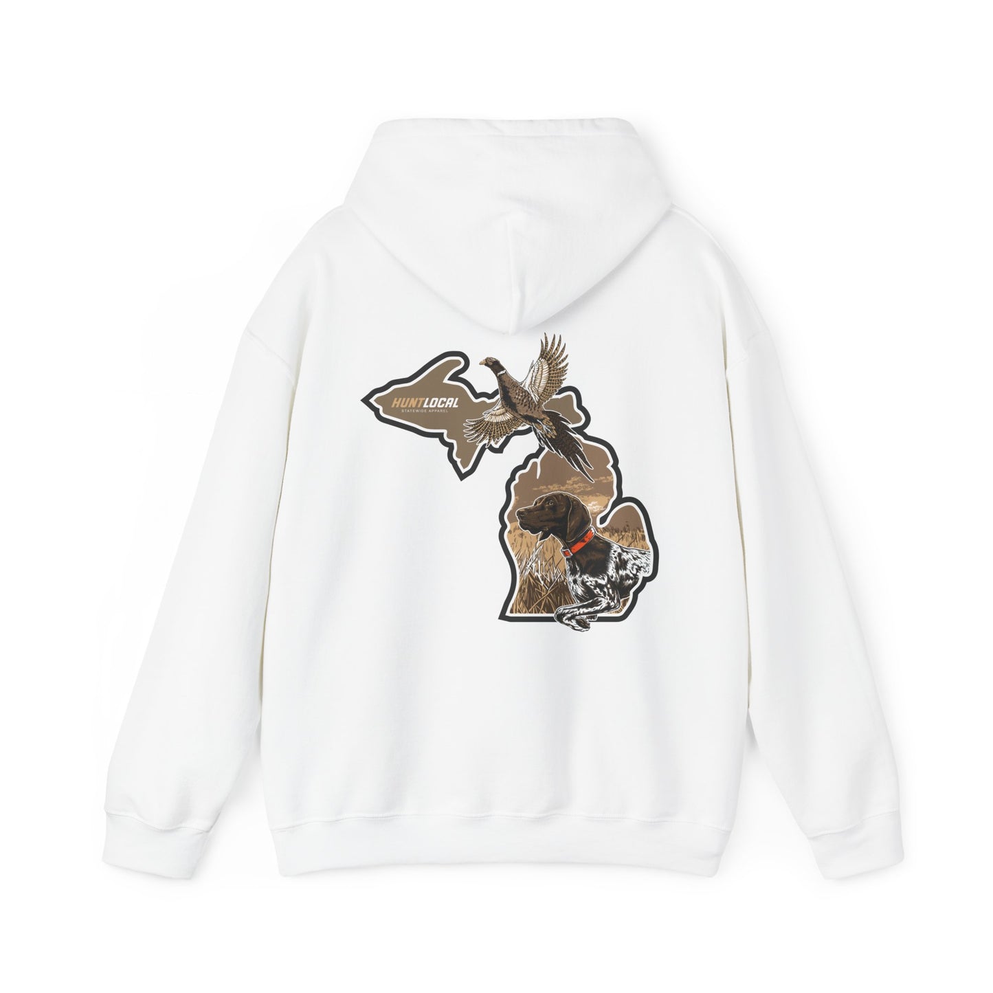 Michigan - Upland Bird Dog Hoodie (back)