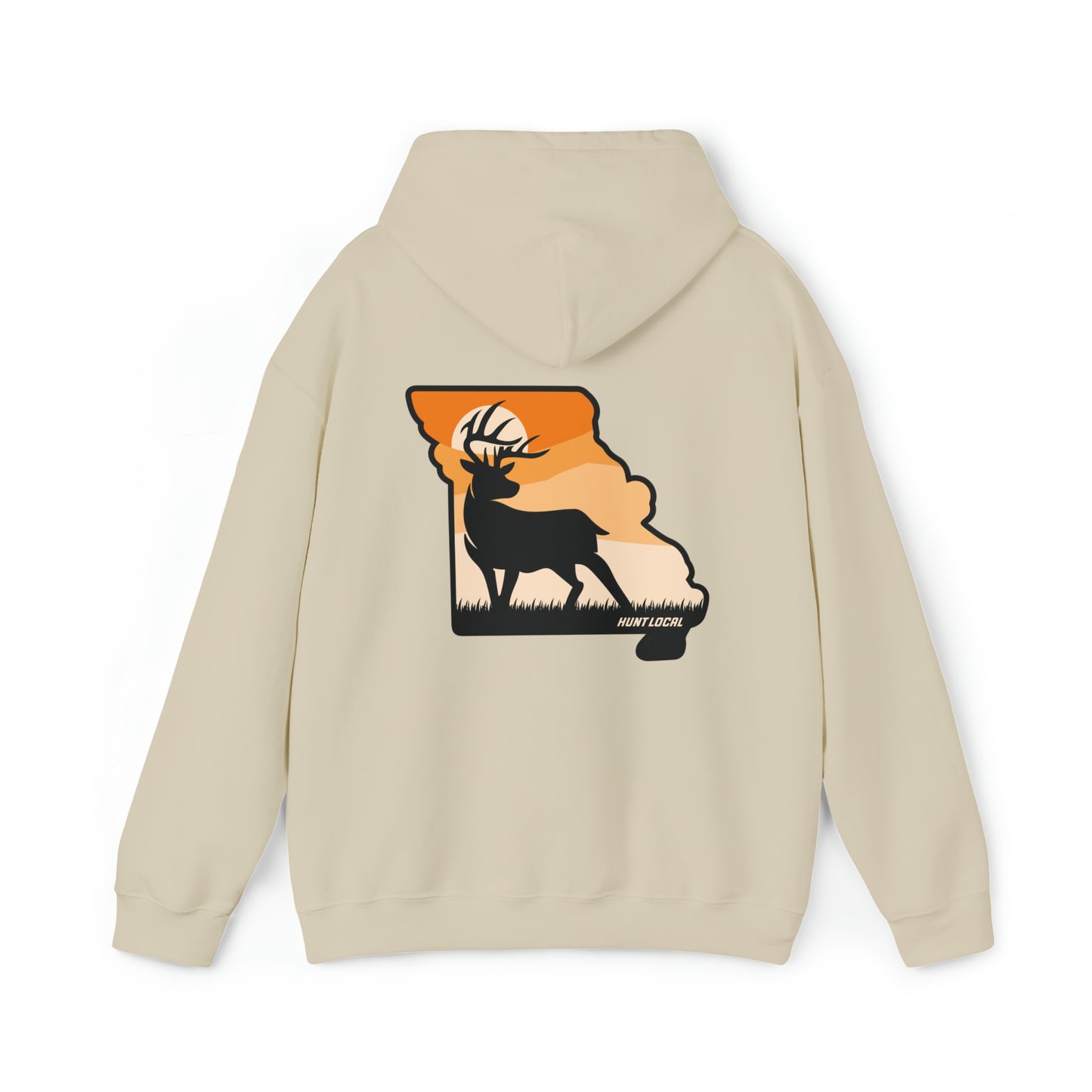 Missouri - Sunset Buck Hoodie (back)