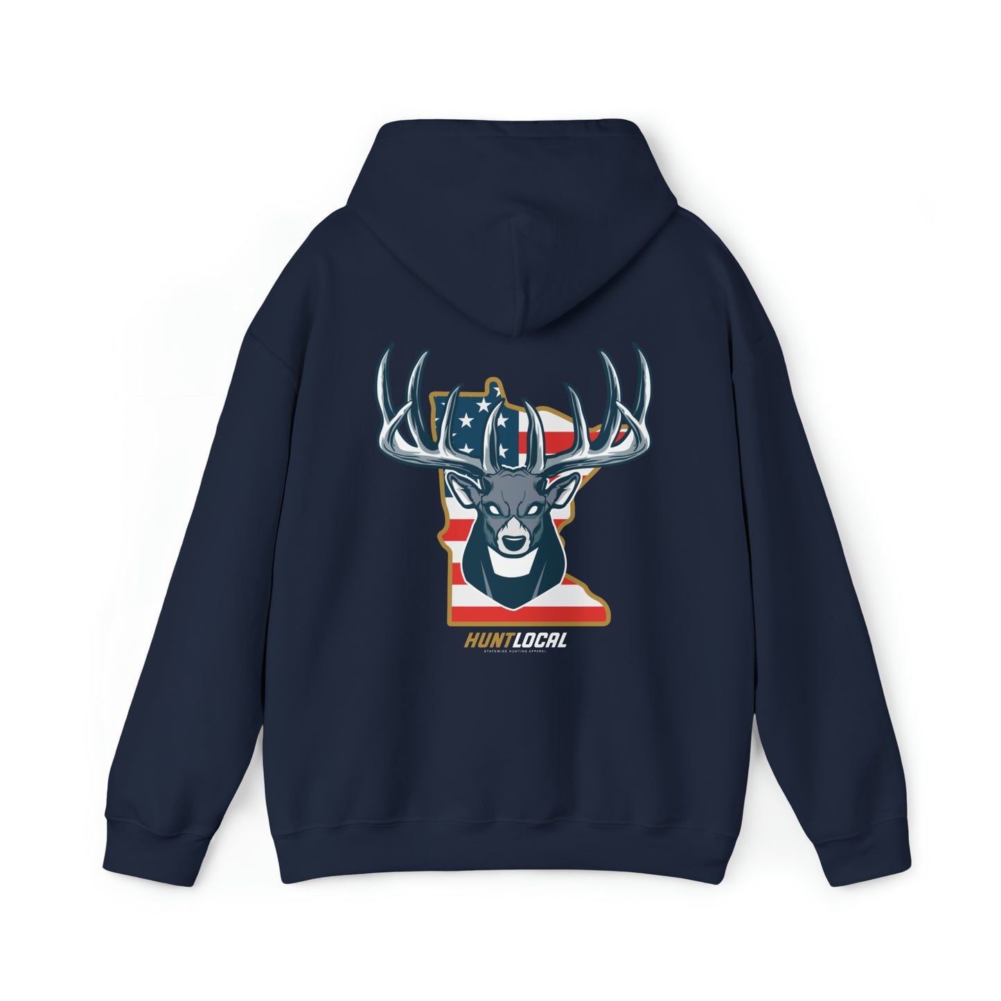 Minnesota - USA Buck Hoodie (back)