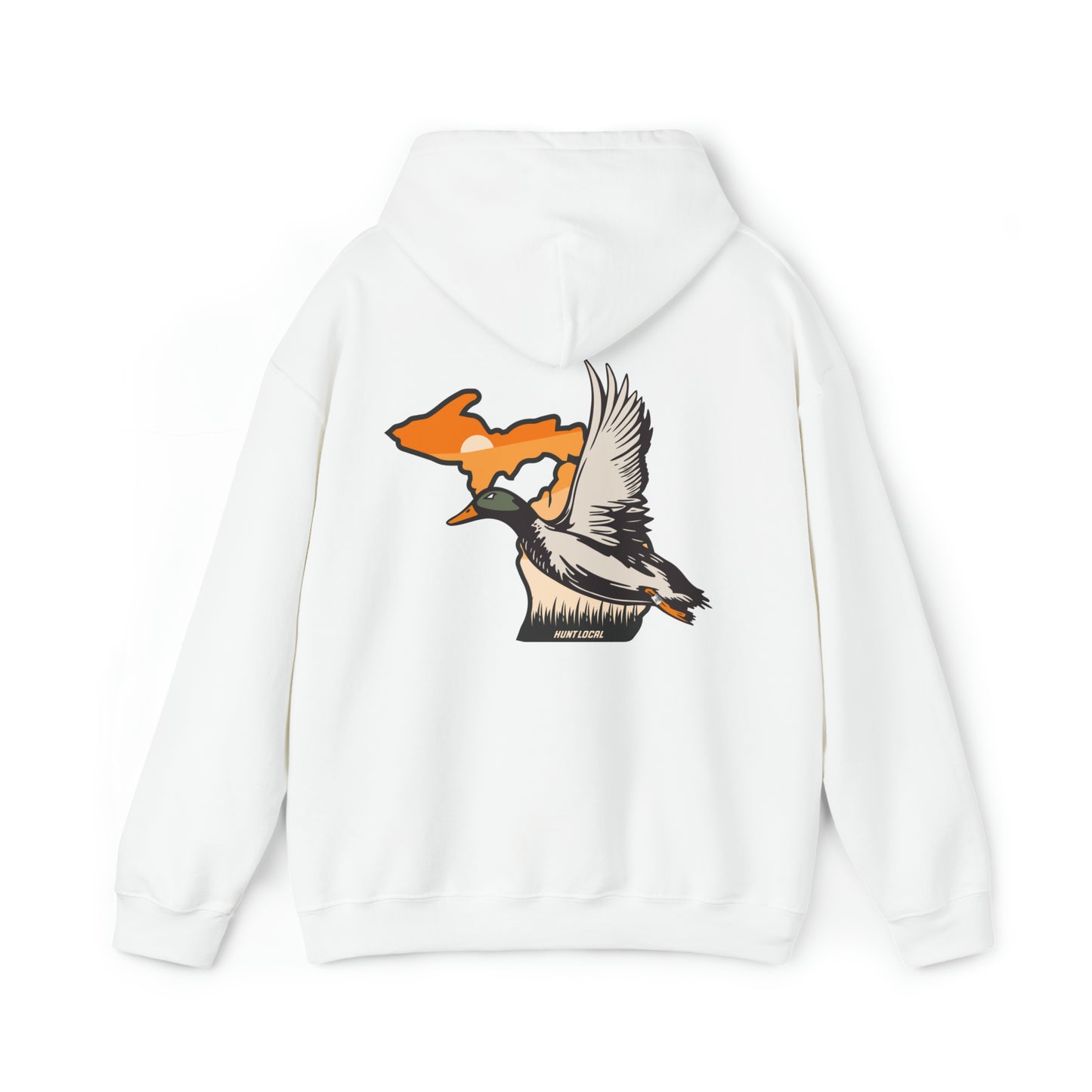 Michigan - Sunset Waterfowl Hoodie (back)