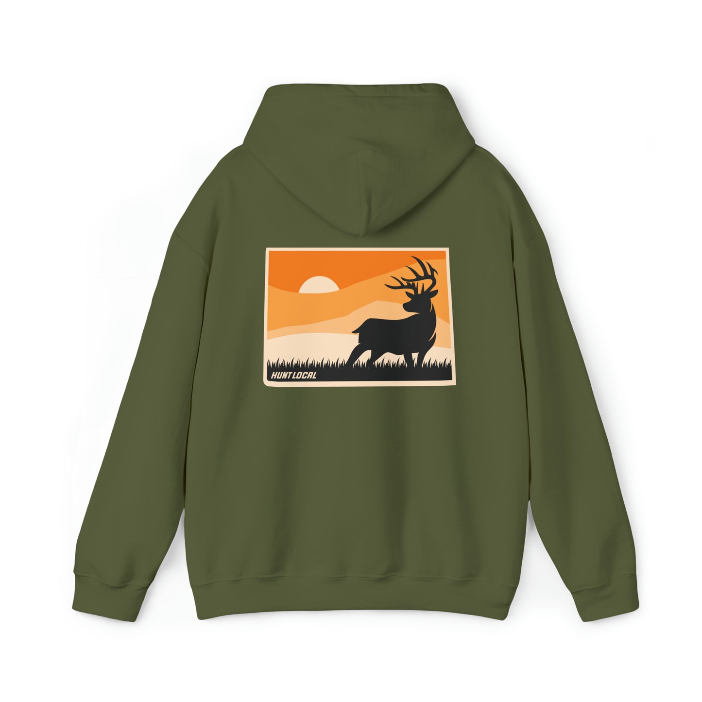 Colorado - Sunset Buck Hoodie (back)